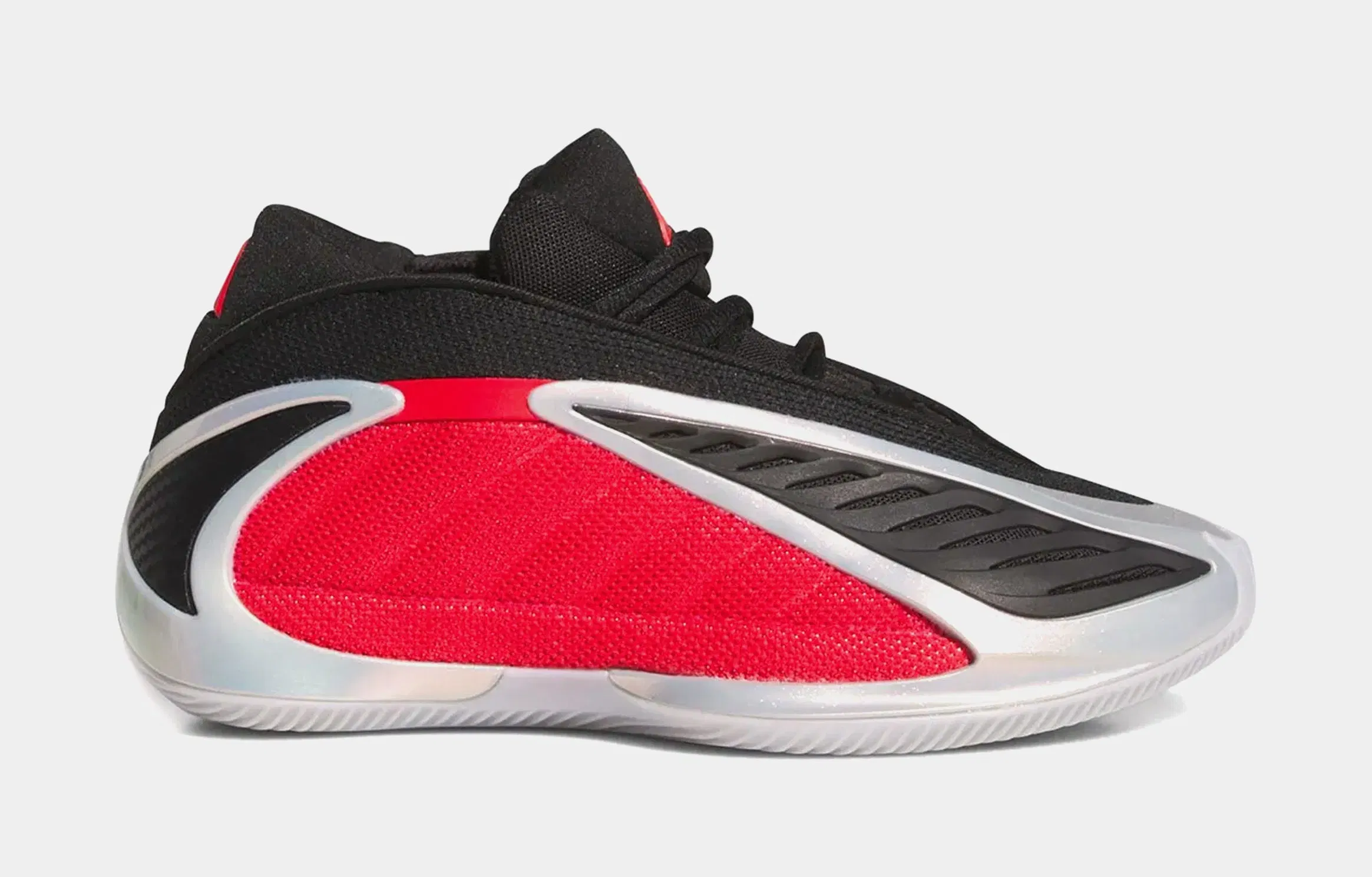 adidas Anthony Edwards 2 Georgia Bulldogs Mens Basketball Shoes ( Silver Metallic/Pure Ruby/Core Black)