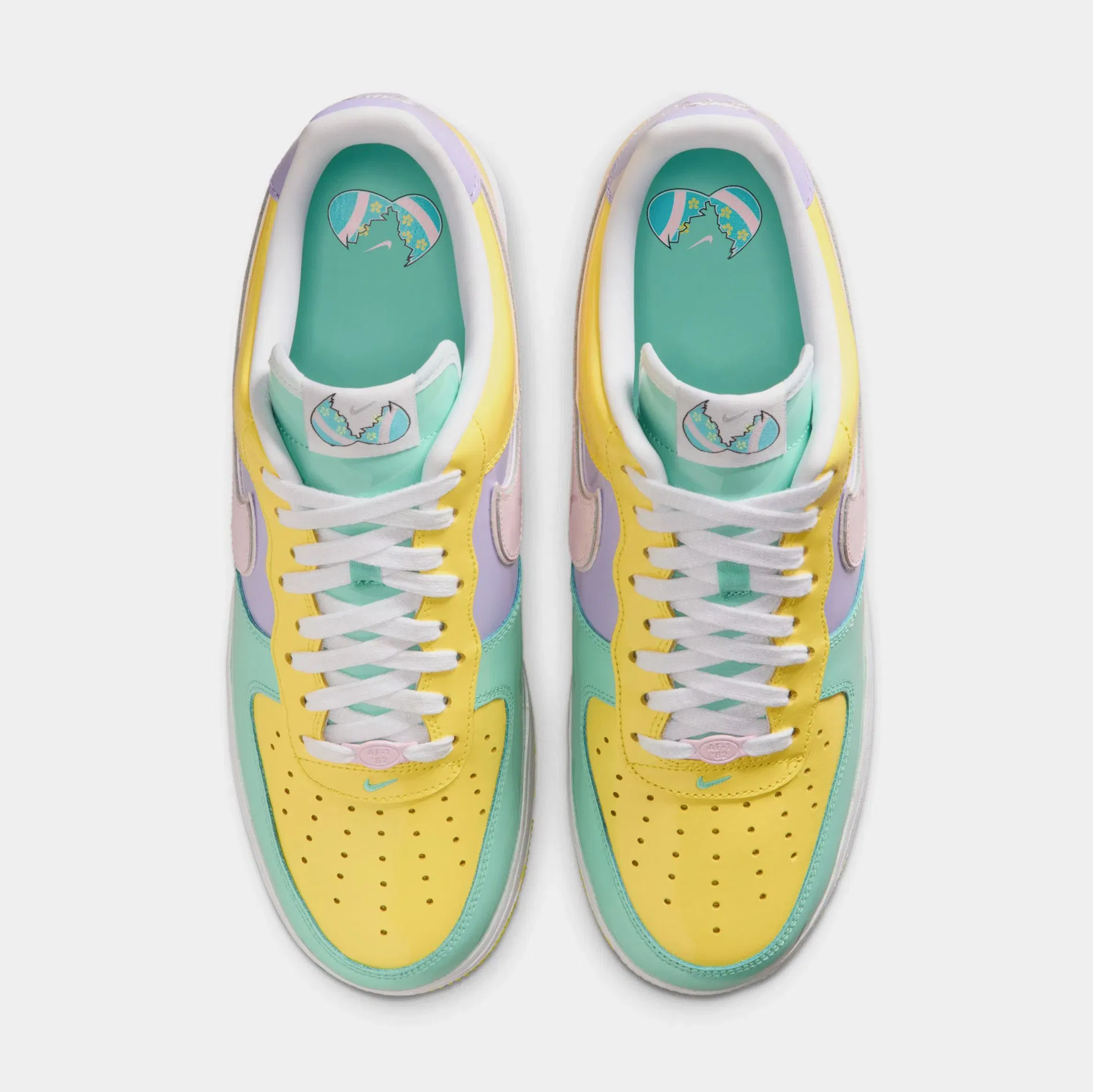 Nike Air Force 1 '07 Easter Mens Lifestyle Shoes (Yellow Pulse/Pink Foam/Hydrangeas)