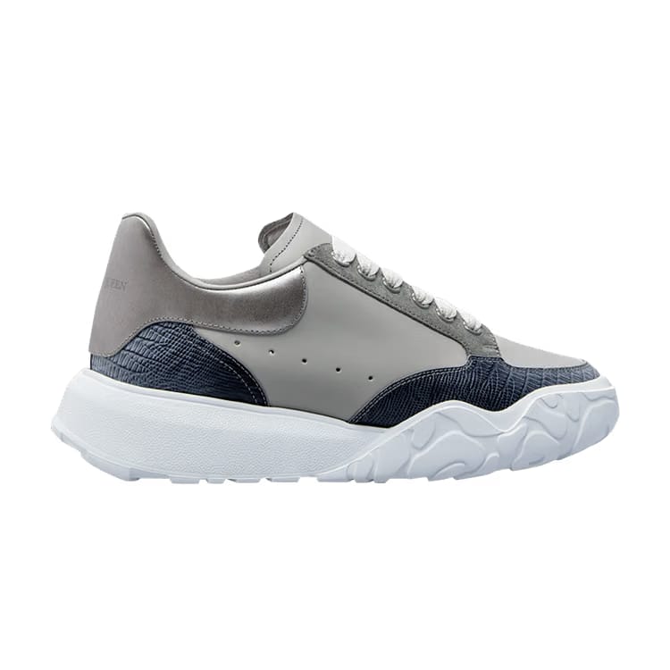 Alexander McQueen Oversized Court Trainer True Grey Blue