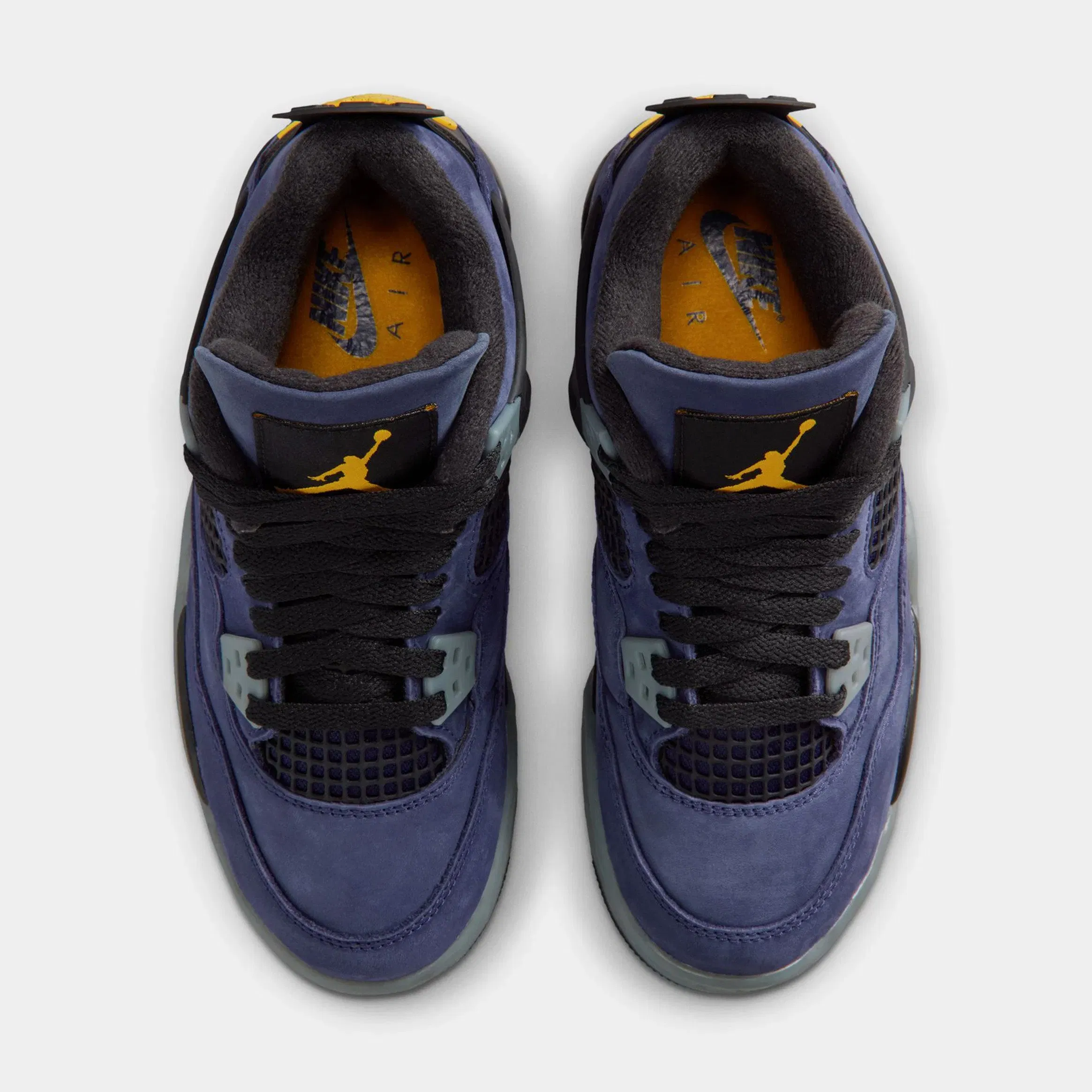 Air Jordan 4 Retro Imperial Purple Grade School Lifestyle Shoes (Imperial Purple/Multicolor/Multicolor)