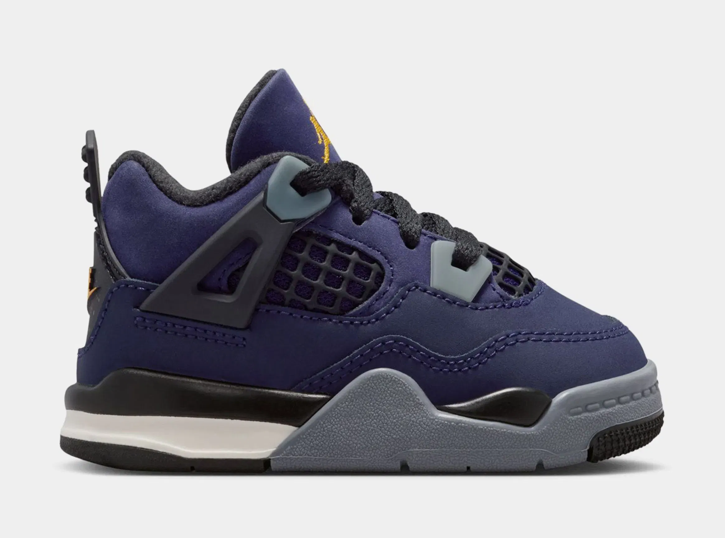 Air Jordan 4 Retro Imperial Purple Infant Toddler Lifestyle Shoes (Imperial Purple/Multicolor/Multicolor)