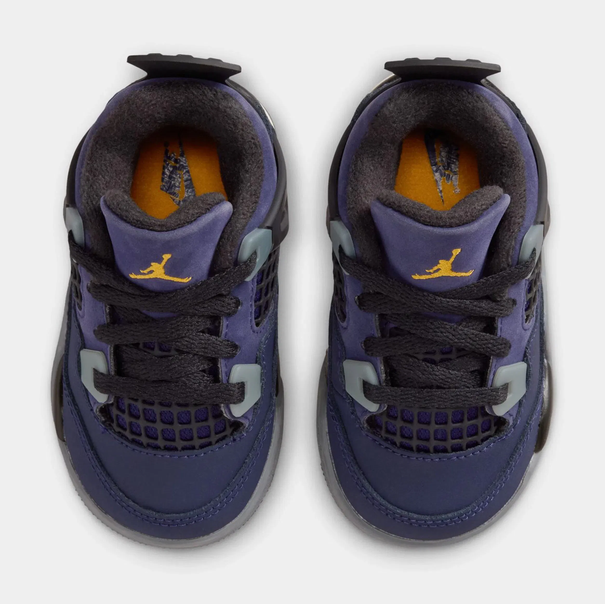 Air Jordan 4 Retro Imperial Purple Infant Toddler Lifestyle Shoes (Imperial Purple/Multicolor/Multicolor)