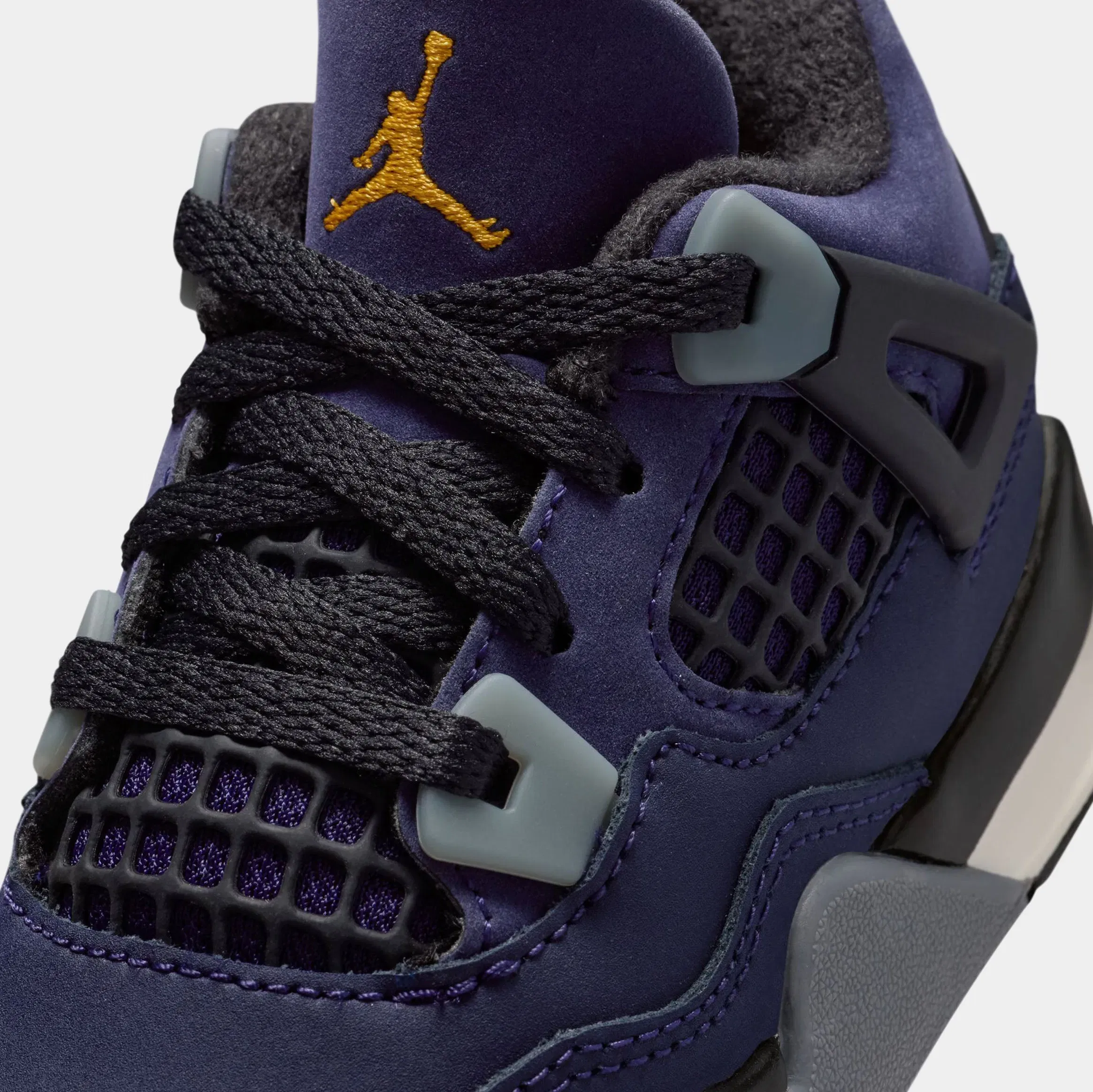 Air Jordan 4 Retro Imperial Purple Infant Toddler Lifestyle Shoes (Imperial Purple/Multicolor/Multicolor)