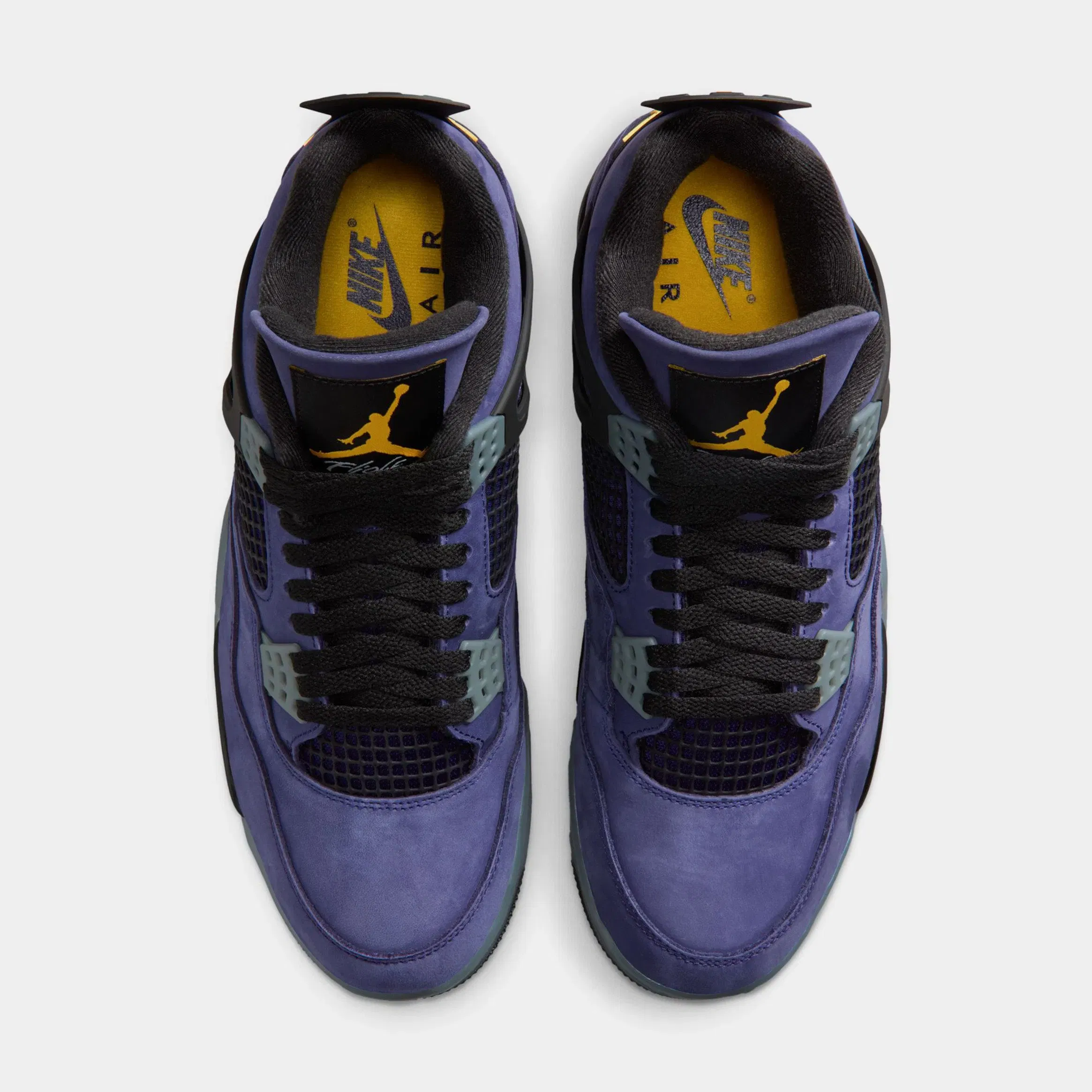 Air Jordan 4 Retro Imperial Purple Mens Lifestyle Shoes (Imperial Purple/Multicolor/Multicolor) Limit One Per Customer