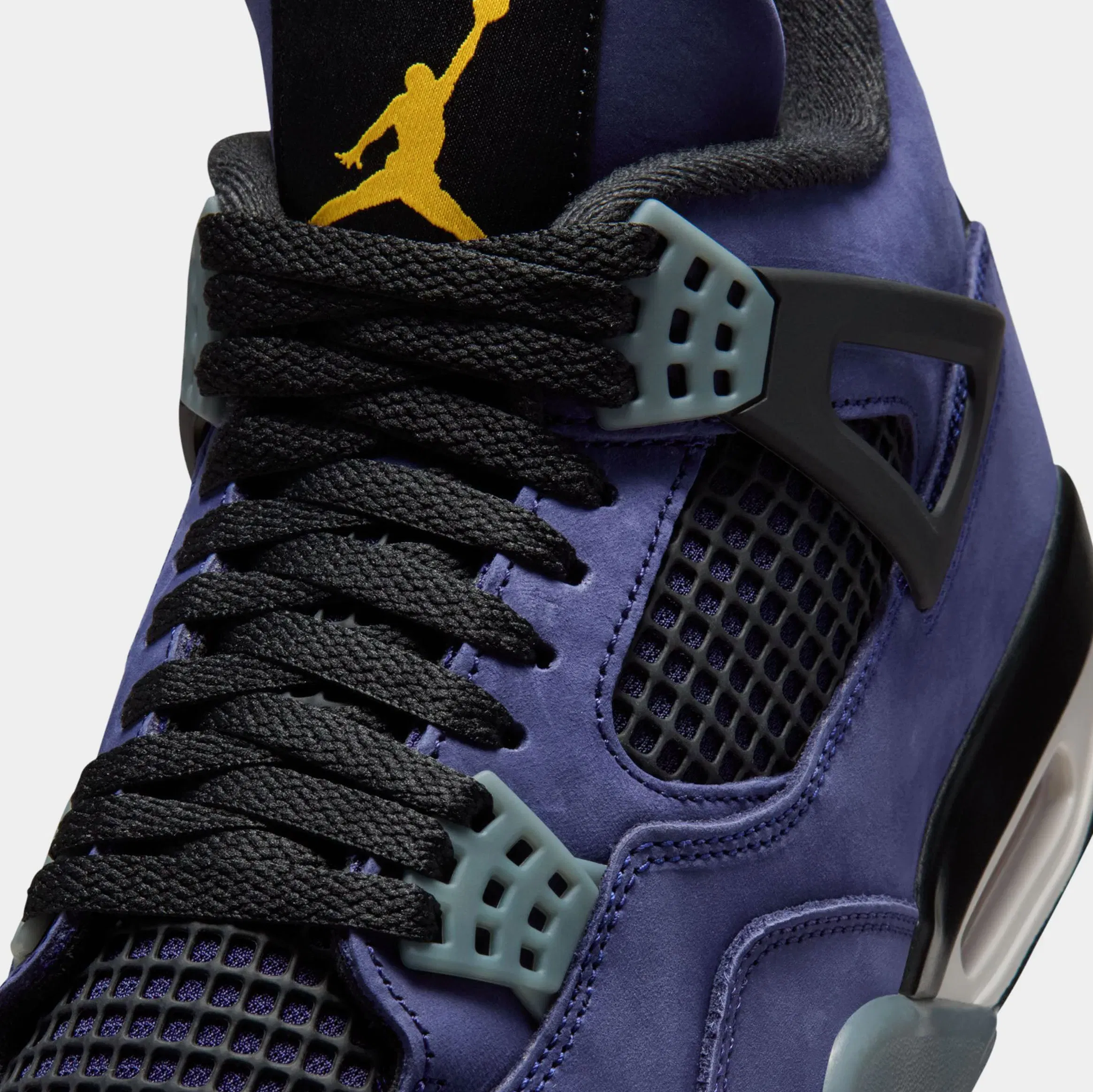 Air Jordan 4 Retro Imperial Purple Mens Lifestyle Shoes (Imperial Purple/Multicolor/Multicolor) Limit One Per Customer