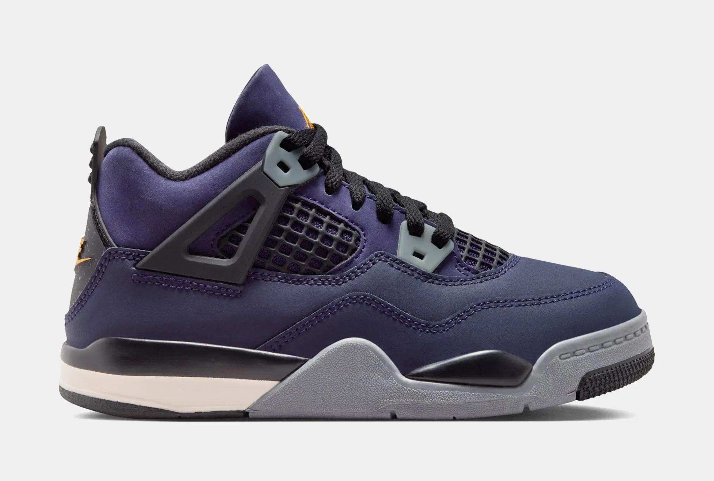Air Jordan 4 Retro Imperial Purple Preschool Lifestyle Shoes (Imperial Purple/Multicolor/Multicolor)