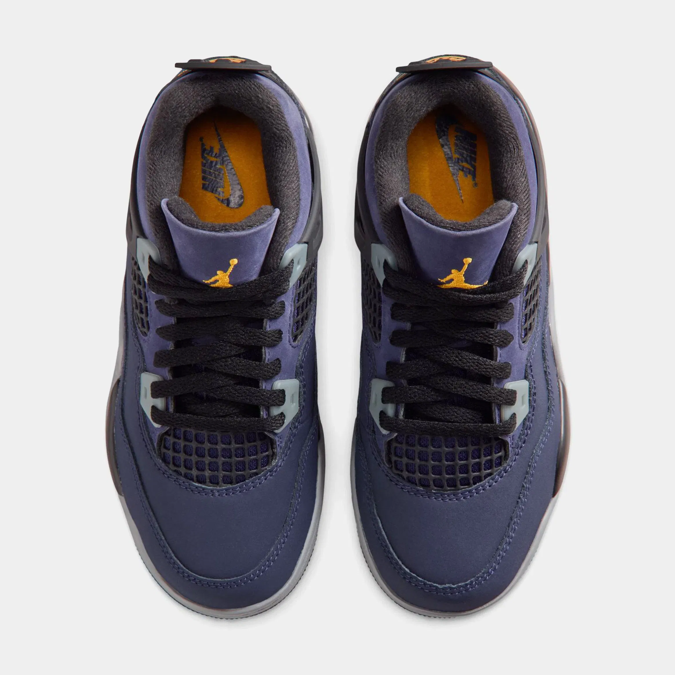 Air Jordan 4 Retro Imperial Purple Preschool Lifestyle Shoes (Imperial Purple/Multicolor/Multicolor)