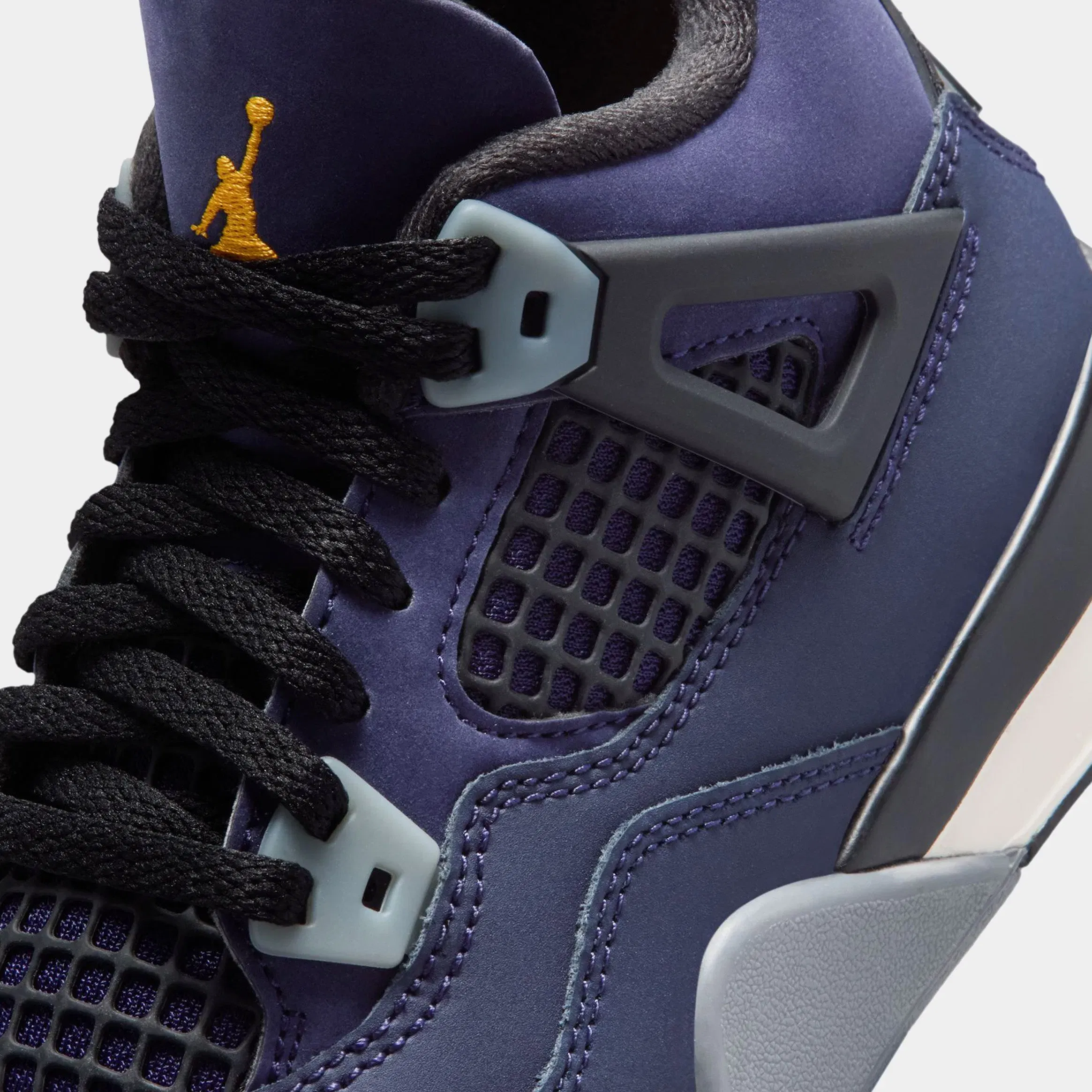 Air Jordan 4 Retro Imperial Purple Preschool Lifestyle Shoes (Imperial Purple/Multicolor/Multicolor)