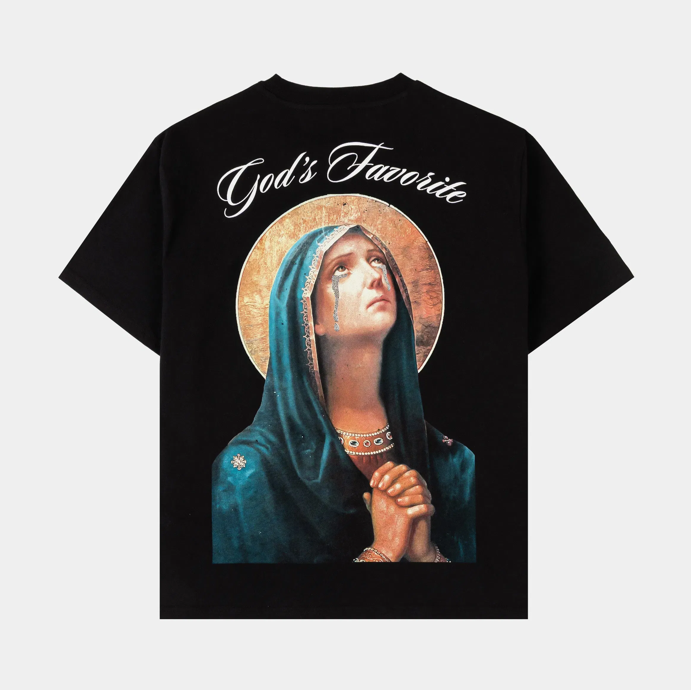 MAISON ARTICLE Mary Tears Womens Short Sleeve Shirt (Black/Black)