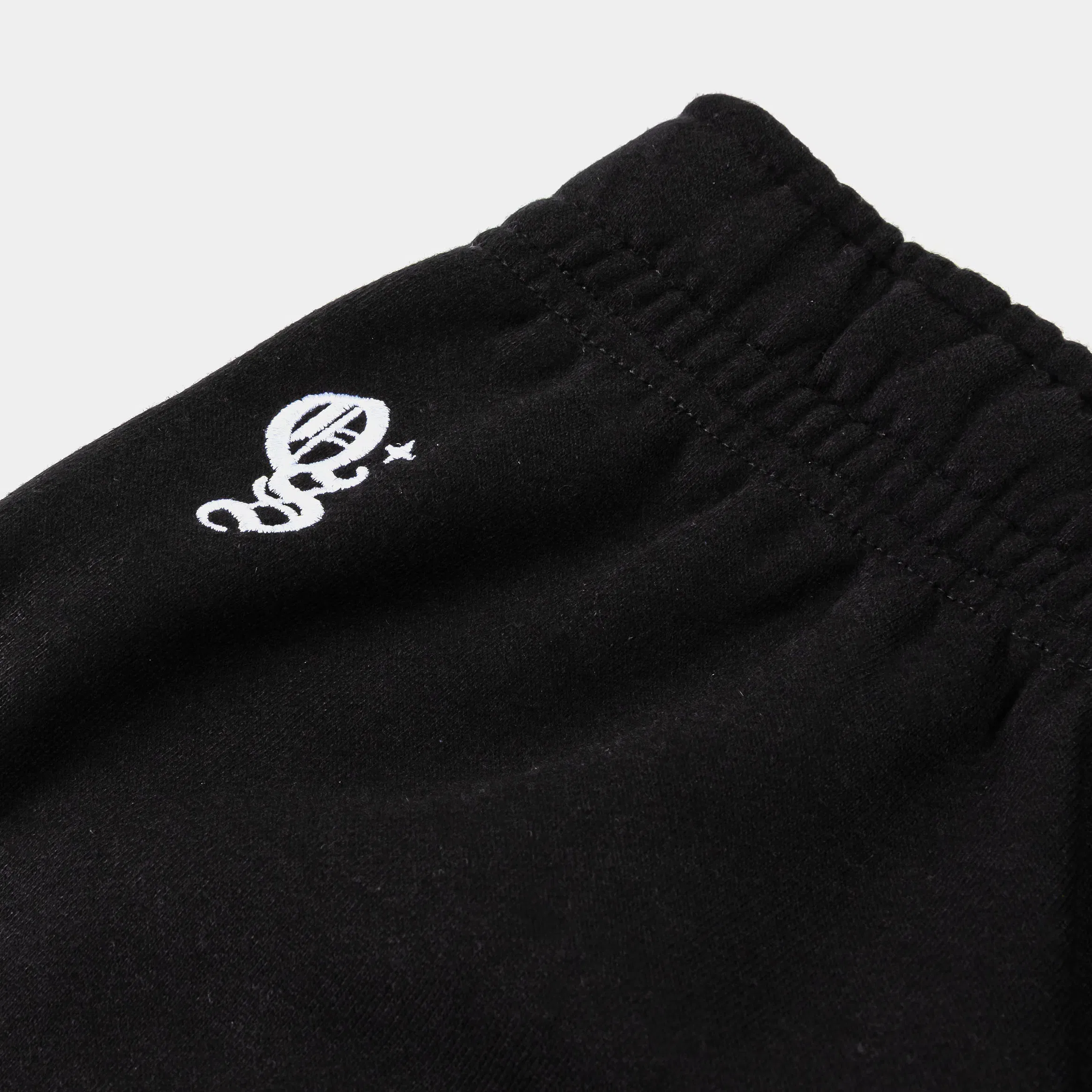 MAISON ARTICLE Rhinestone Crosses Womens Sweatpants (Black/Black)