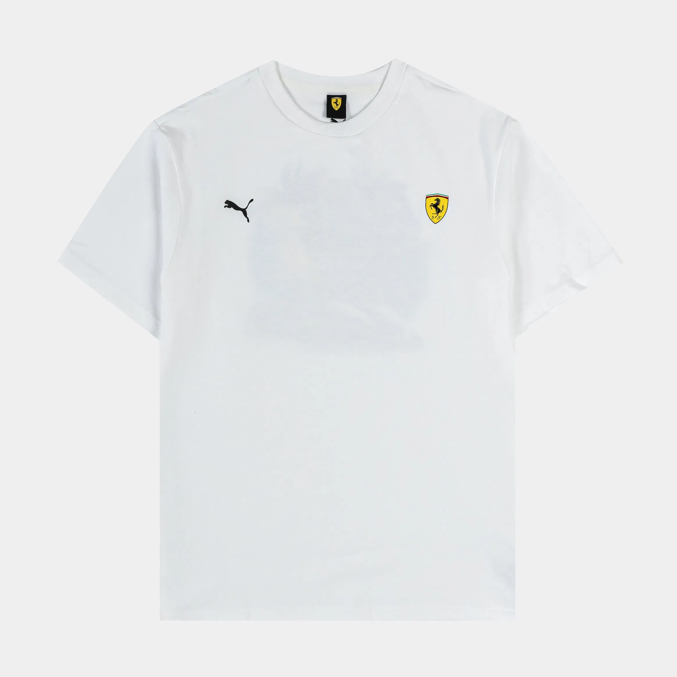 Puma Scuderia Ferrari Miami Oversized Mens Short Sleeve Shirt (Puma White)