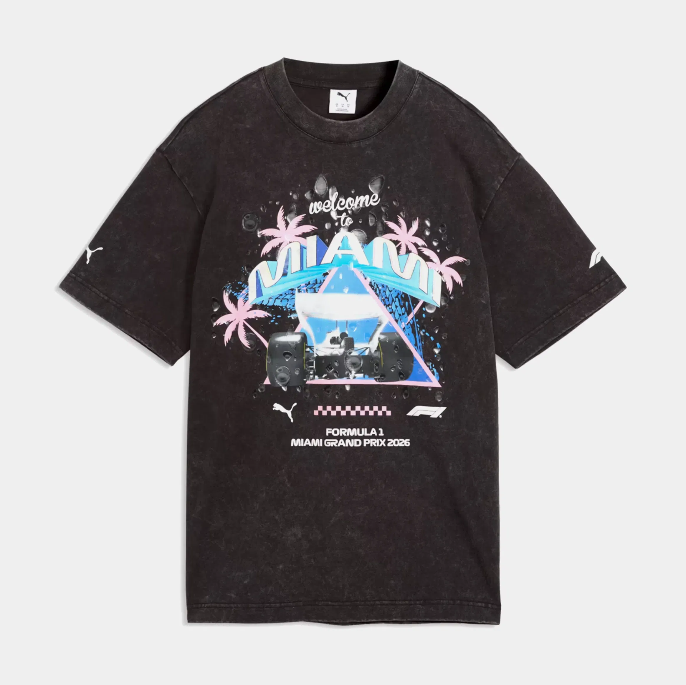 Puma F1 Miami Mens Short Sleeve Shirt (Puma Black)