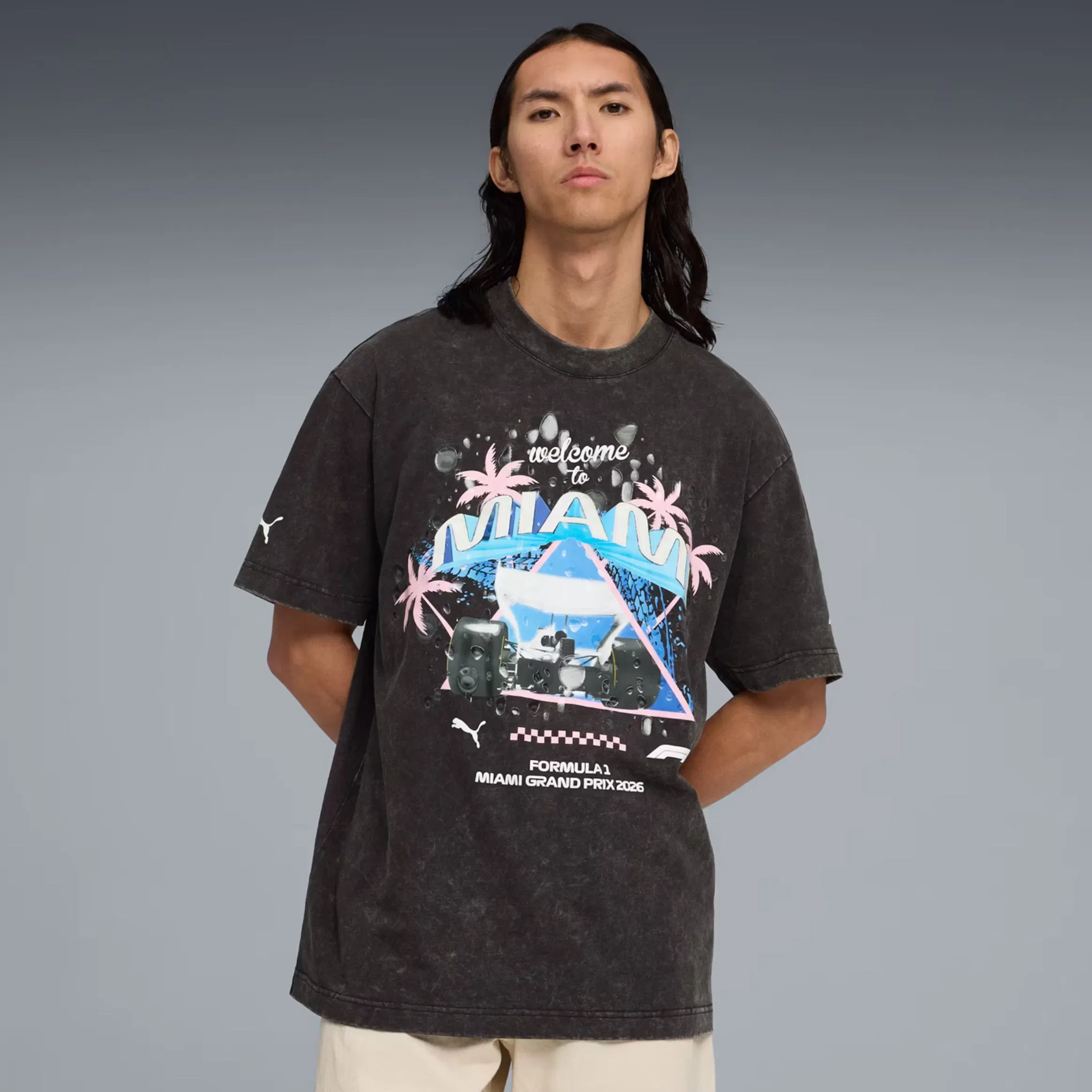 Puma F1 Miami Mens Short Sleeve Shirt (Puma Black)