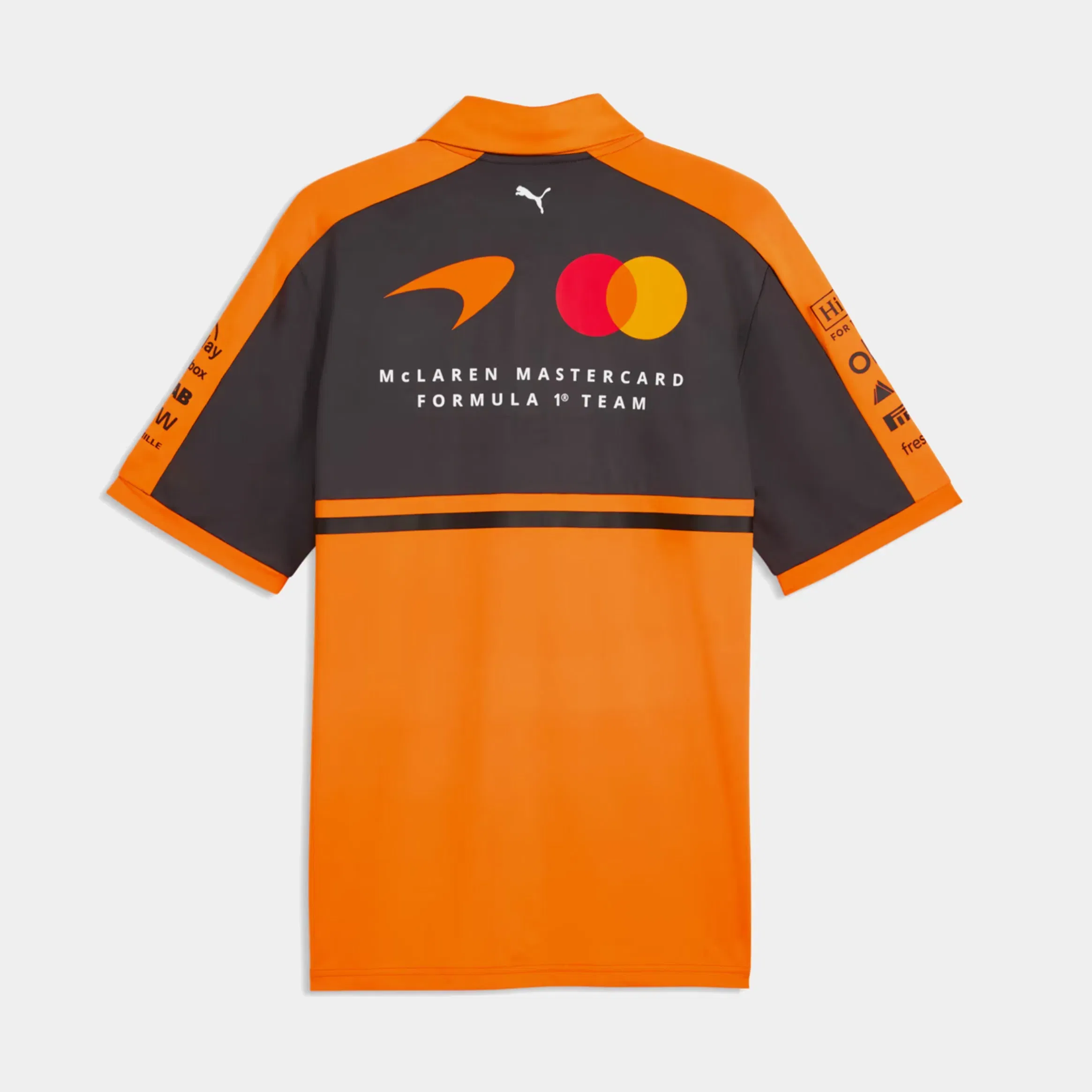 Puma McLaren Racing Replica Polo Mens Short Sleeve Shirt (Papaya)