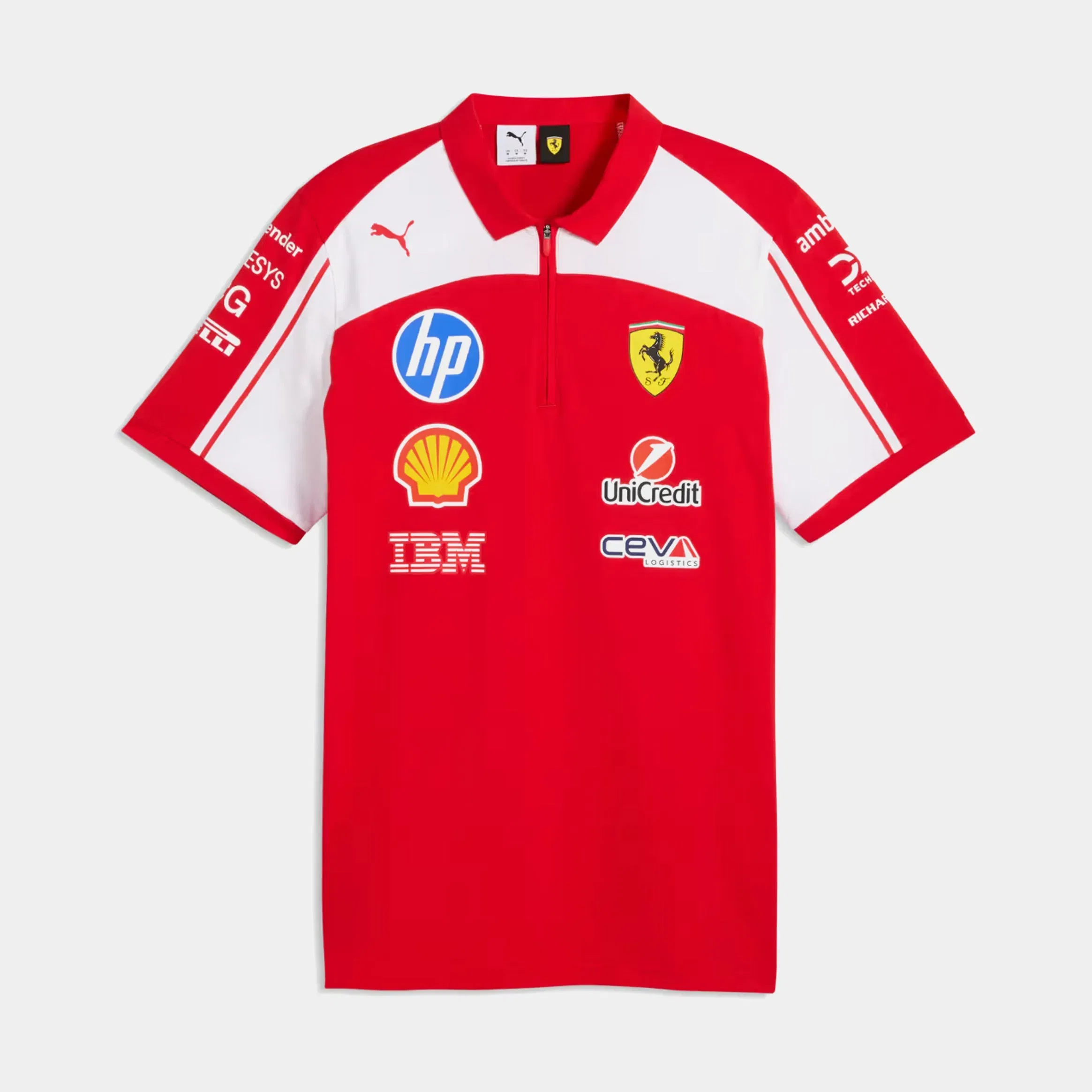 Puma Scuderia Ferrari HP Replica Mens Short Sleeve Shirt (Puma Red)
