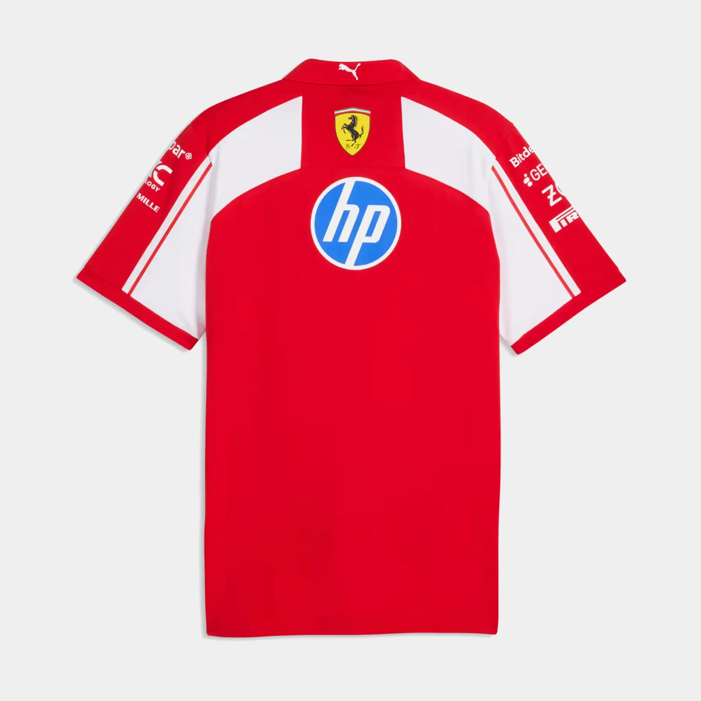 Puma Scuderia Ferrari HP Replica Mens Short Sleeve Shirt (Puma Red)