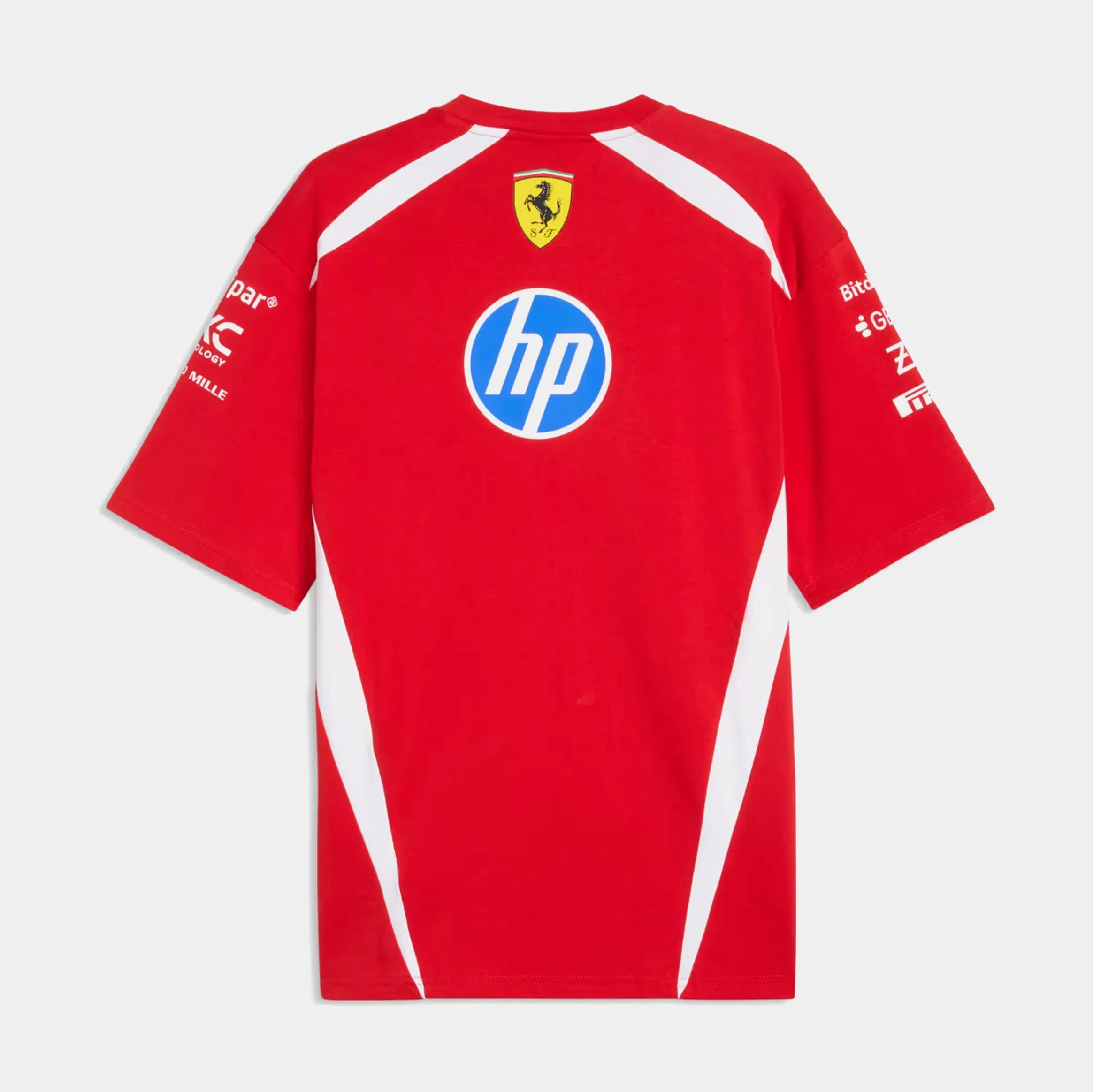 Puma Scuderia Ferrari HP Replica Drivers Mens Short Sleeve Shirt (Puma Red)