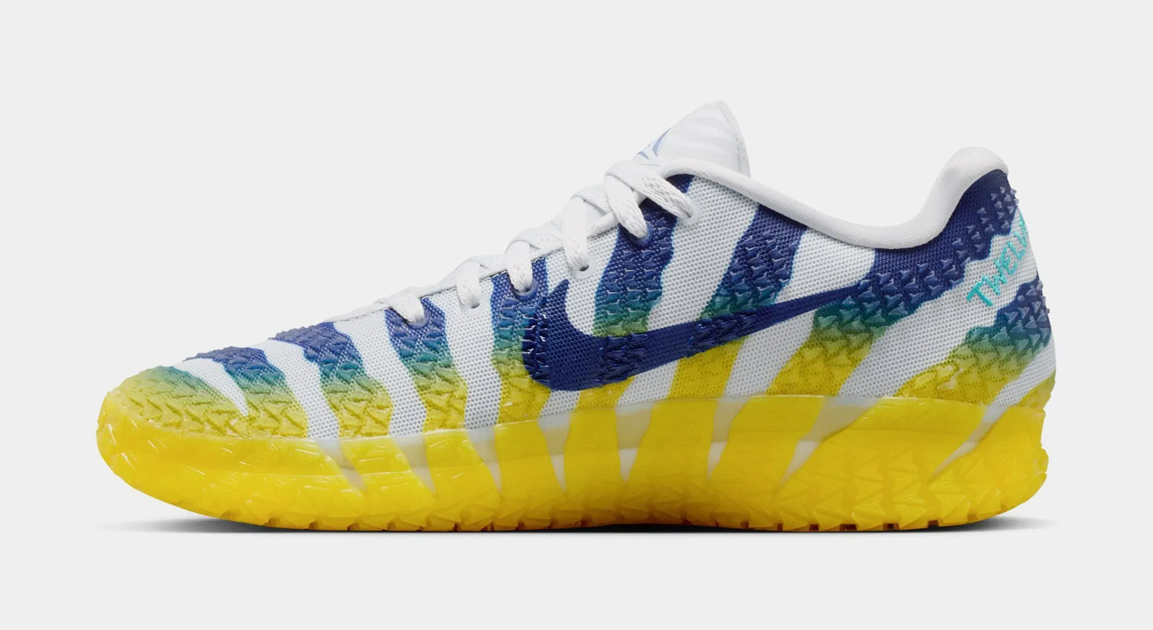 Nike Ja 3 Murray State Mens Basketball Shoes (Pure Platinum/Deep royal/Blue Lightening)