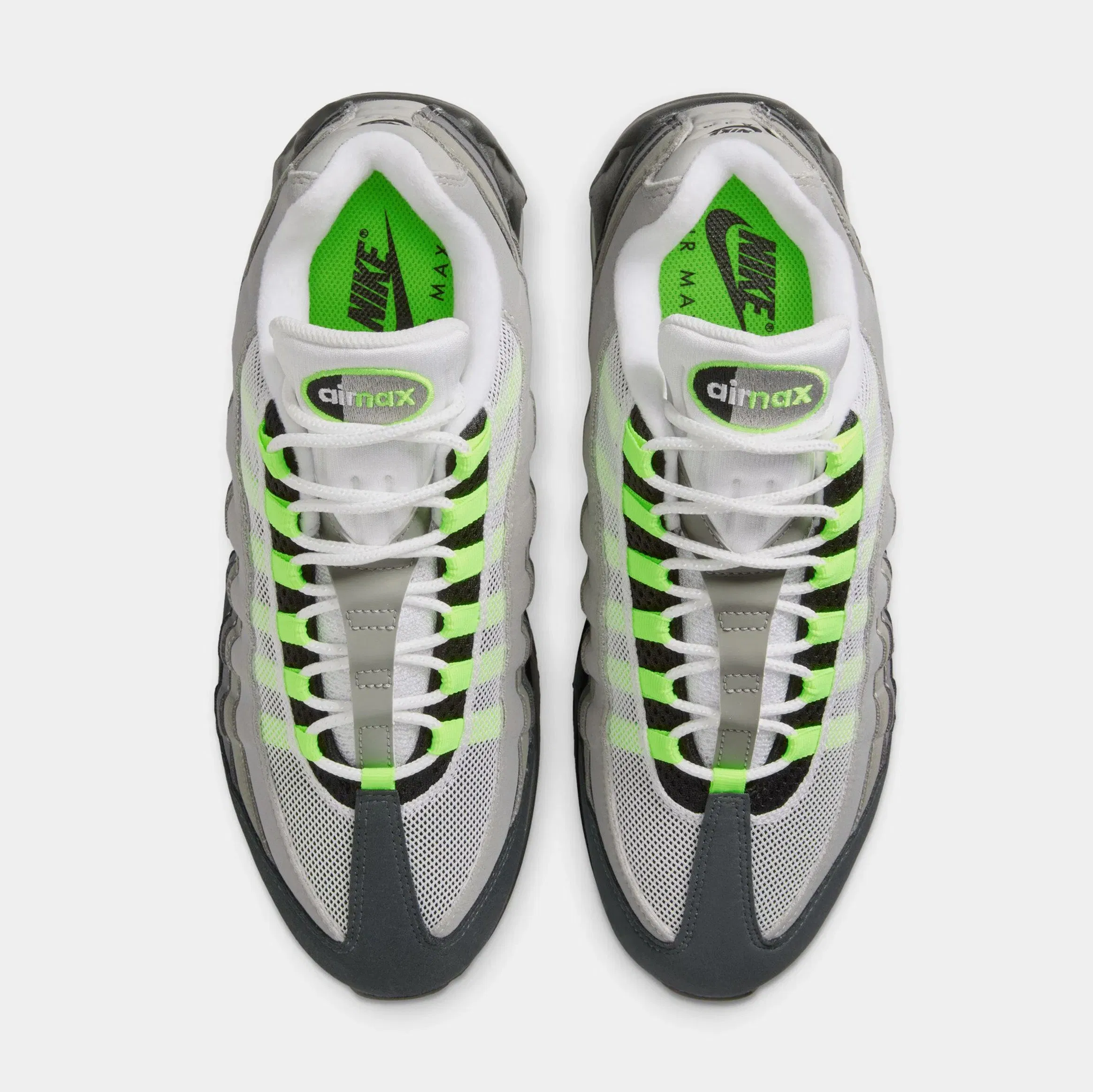 Nike Air Max 95 Big Bubble Neon Mens Running Shoes (Black/Neon Yellow/Cool Grey)