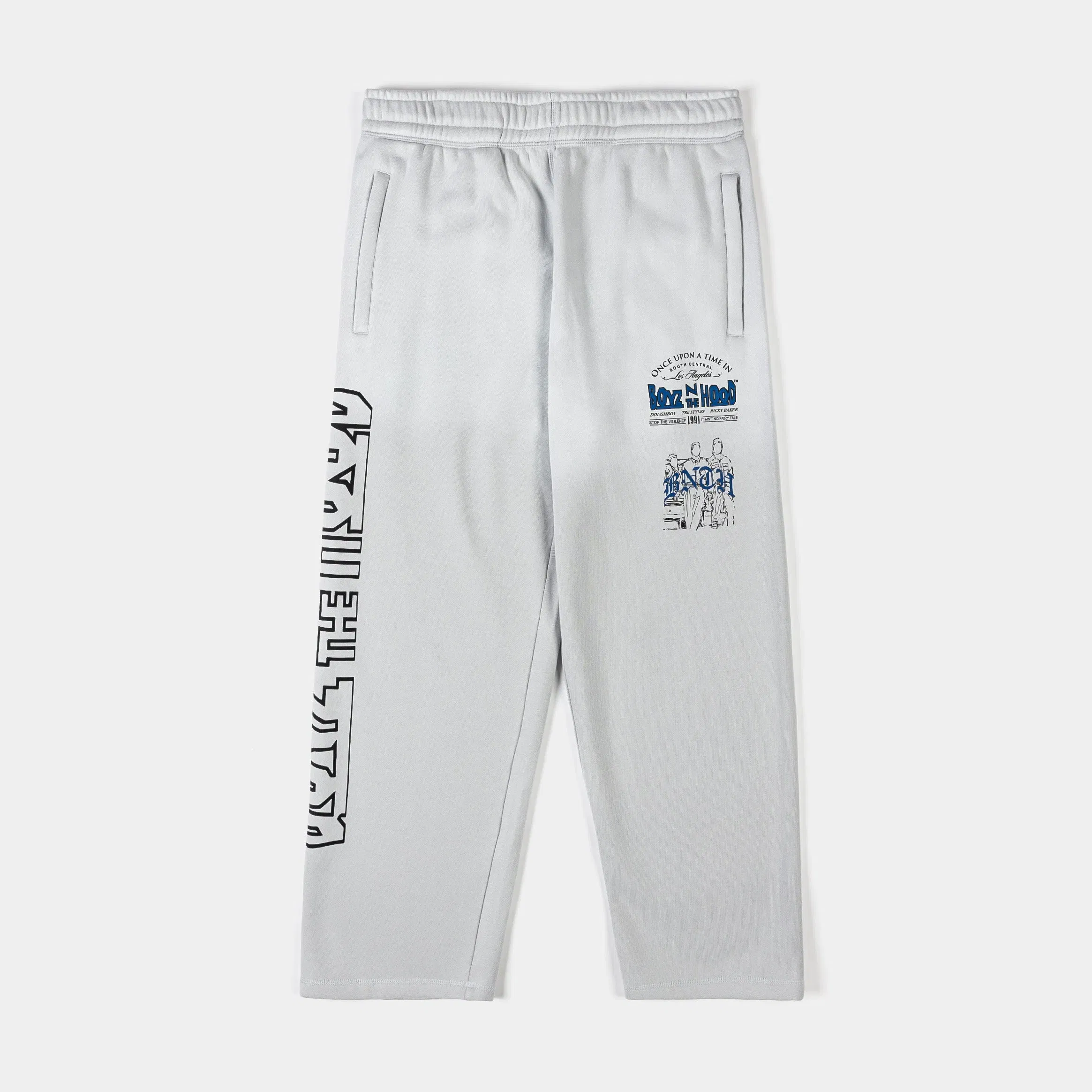 BOYZNTHEHOOD X SP SP x Boyz N The Hood Fleece Mens Sweatpants (Grey/Blue)