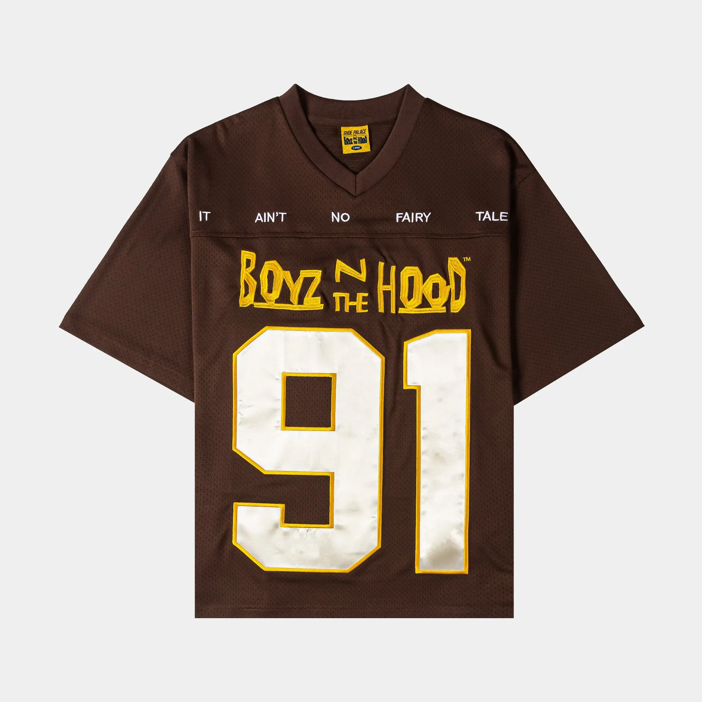 BOYZNTHEHOOD X SP SP x Boyz N The Hood 91 Mesh Mens Jersey (Brown/Yellow)