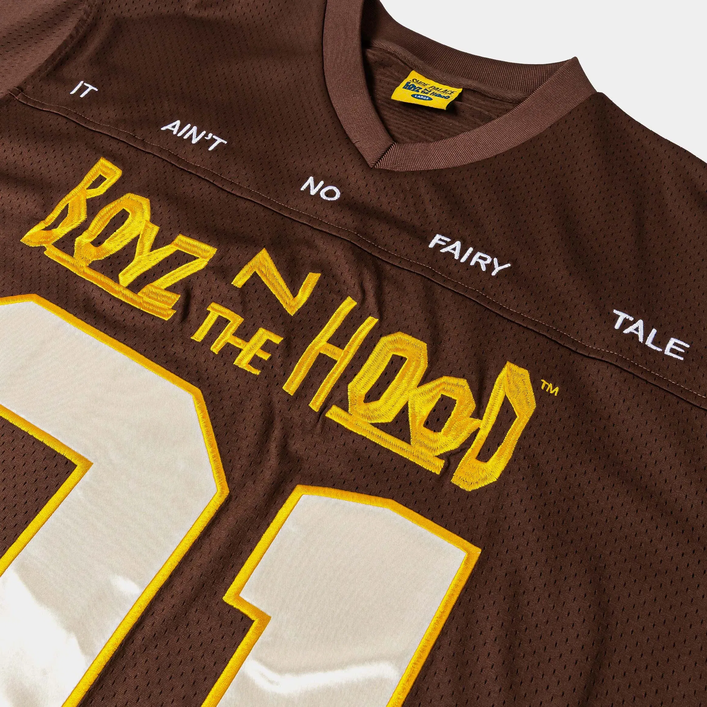 BOYZNTHEHOOD X SP SP x Boyz N The Hood 91 Mesh Mens Jersey (Brown/Yellow)