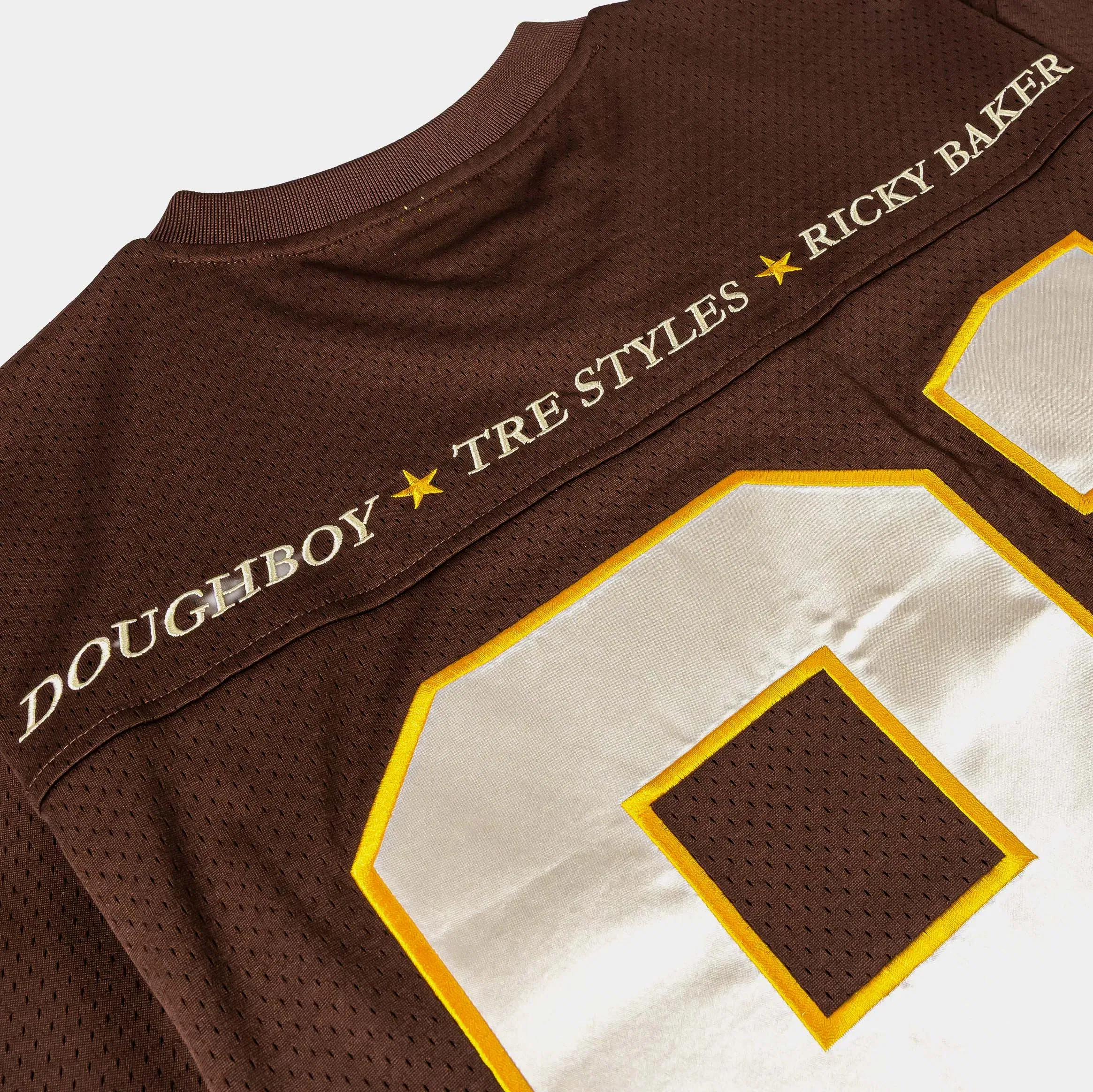 BOYZNTHEHOOD X SP SP x Boyz N The Hood 91 Mesh Mens Jersey (Brown/Yellow)