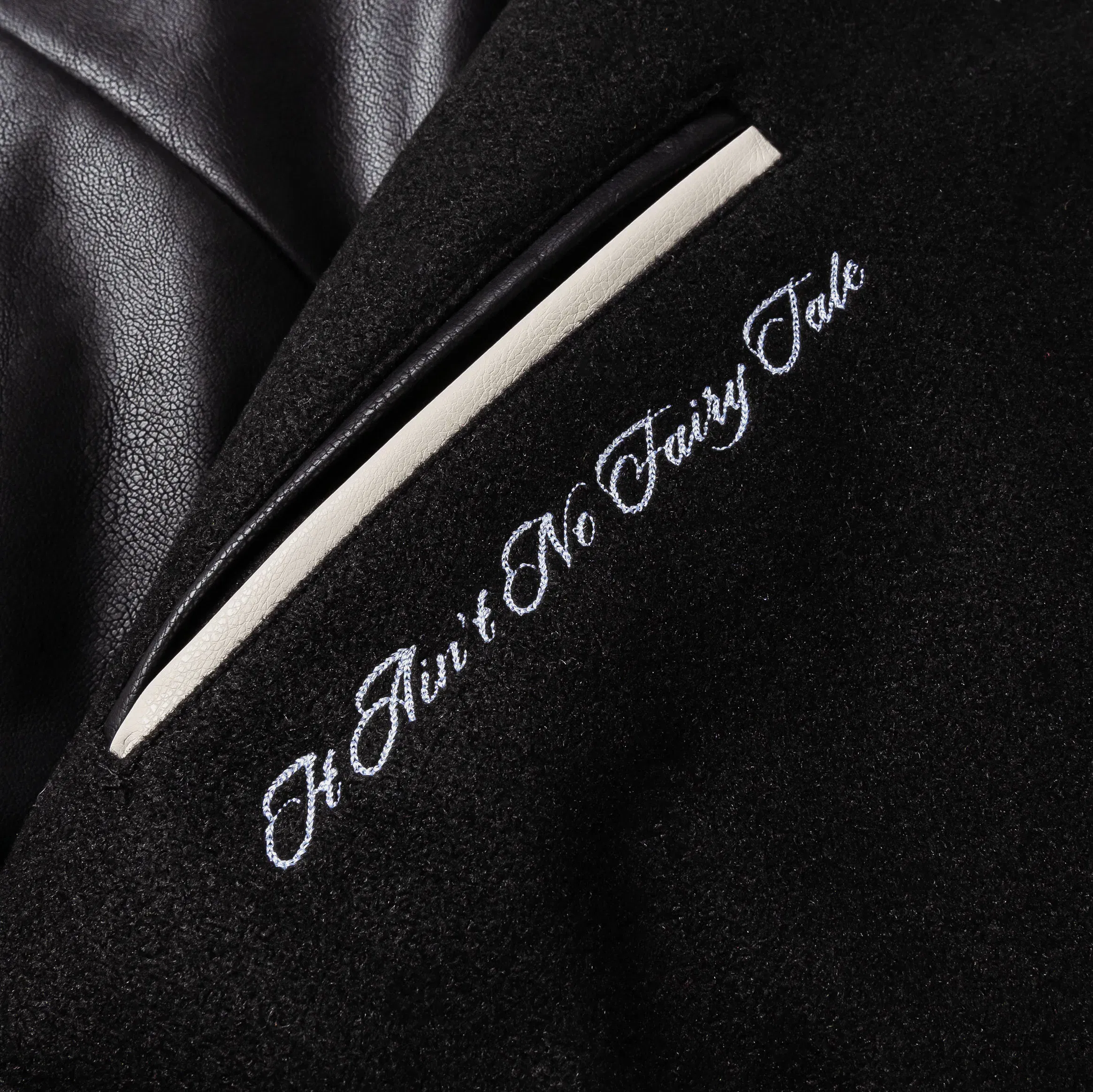 BOYZNTHEHOOD X SP SP x Boyz N The Hood Low Rider Varsity Mens Jacket (Black/White)