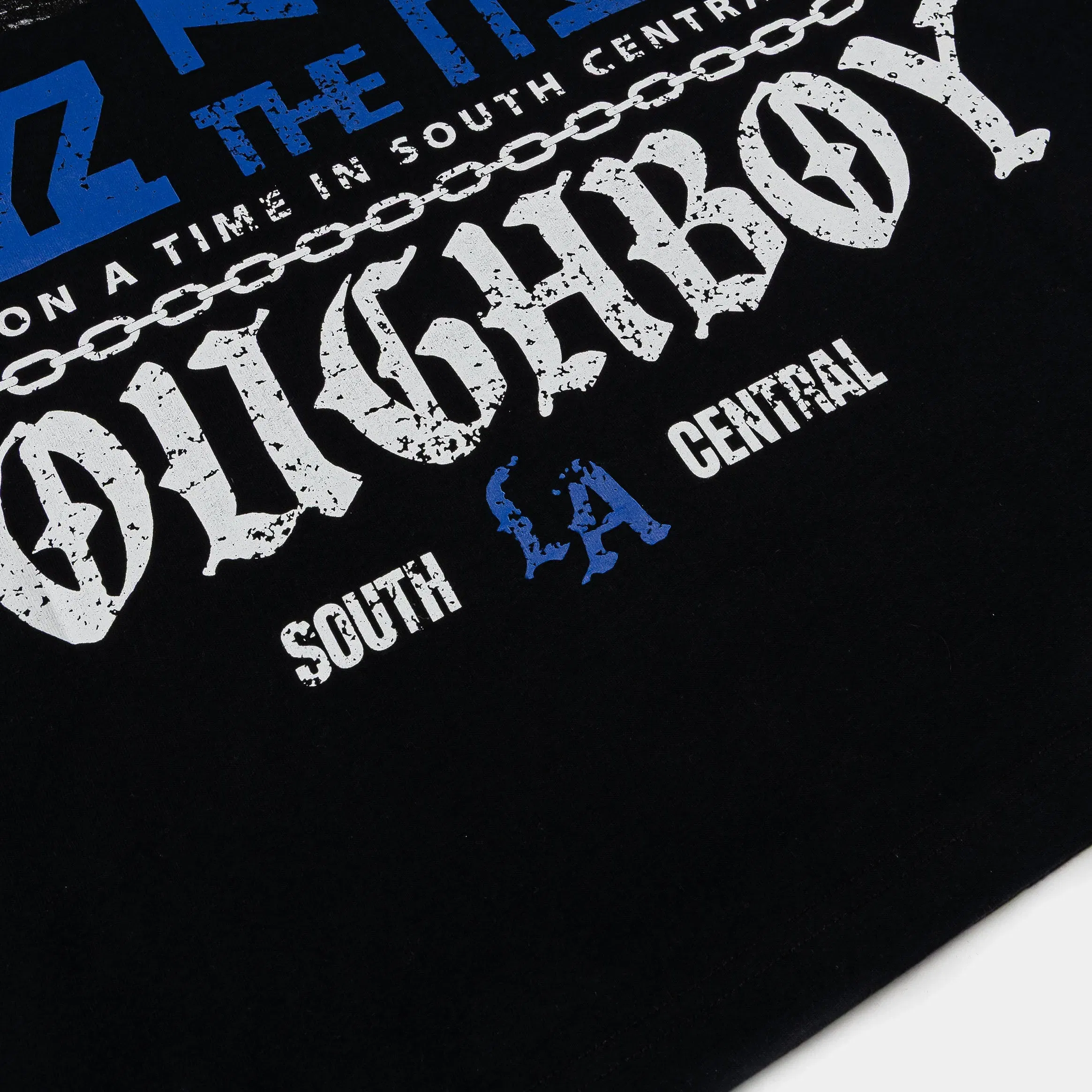 BOYZNTHEHOOD X SP SP x Boyz N The Hood Doughboy Washed Mens Long Sleeve Shirt (Black/Blue)