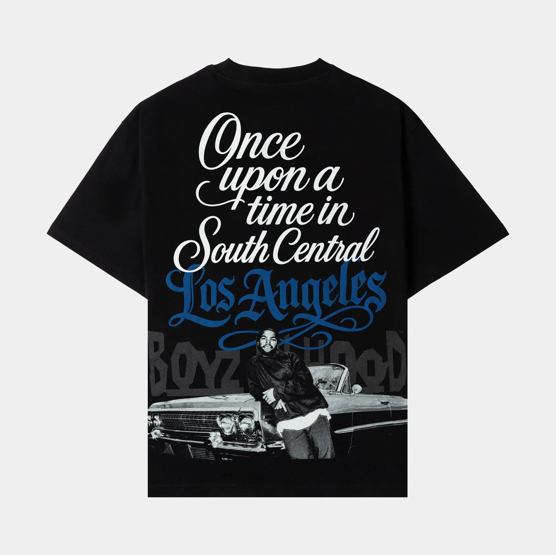 BOYZNTHEHOOD X SP SP x Boyz N The Hood Los Angeles Mens Short Sleeve Shirt (Black/White)