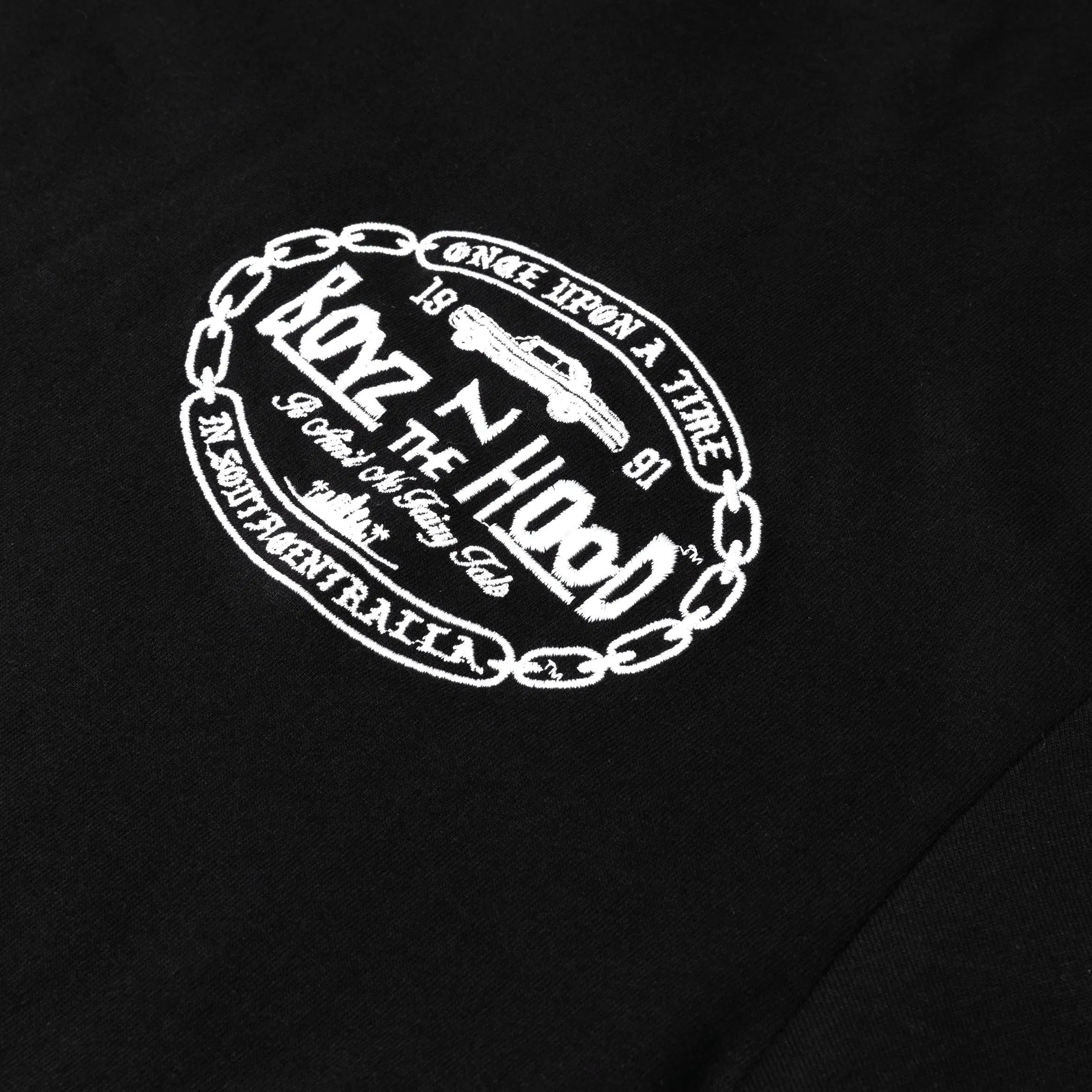 BOYZNTHEHOOD X SP SP x Boyz N The Hood Los Angeles Mens Short Sleeve Shirt (Black/White)