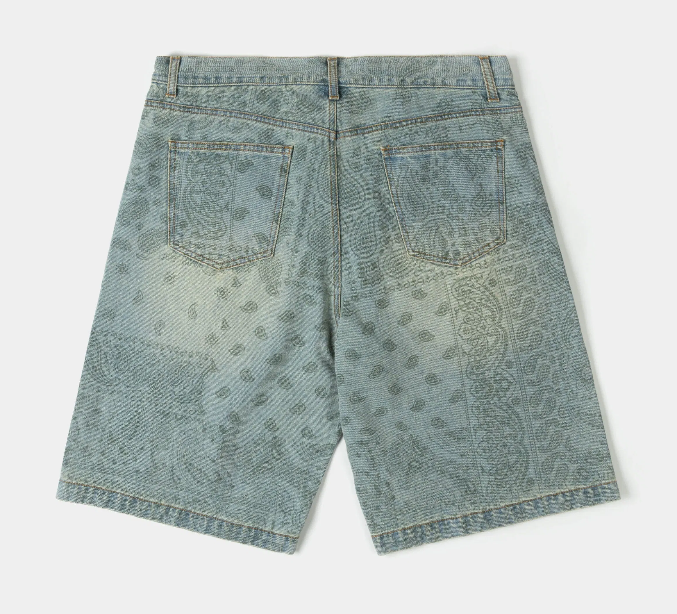 BOYZNTHEHOOD X SP SP x Boyz N The Hood Stop The Violence Denim Mens Shorts (Blue)
