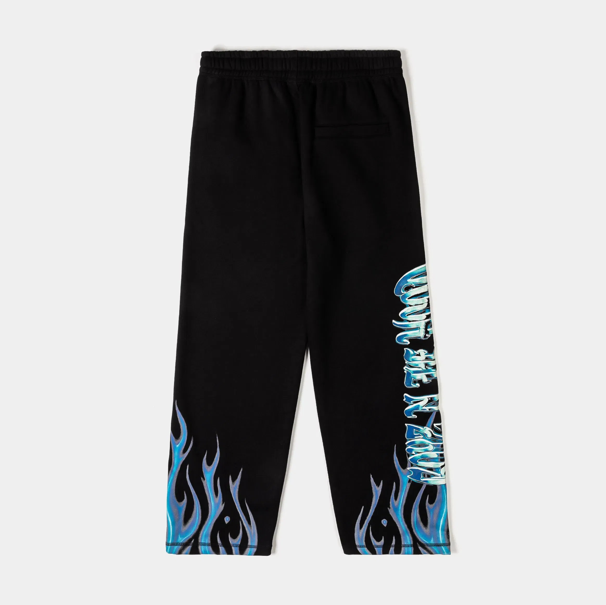BOYZNTHEHOOD X SP SP x Boyz N The Hood Flames Fleece Mens Sweatpants (Black/Blue)