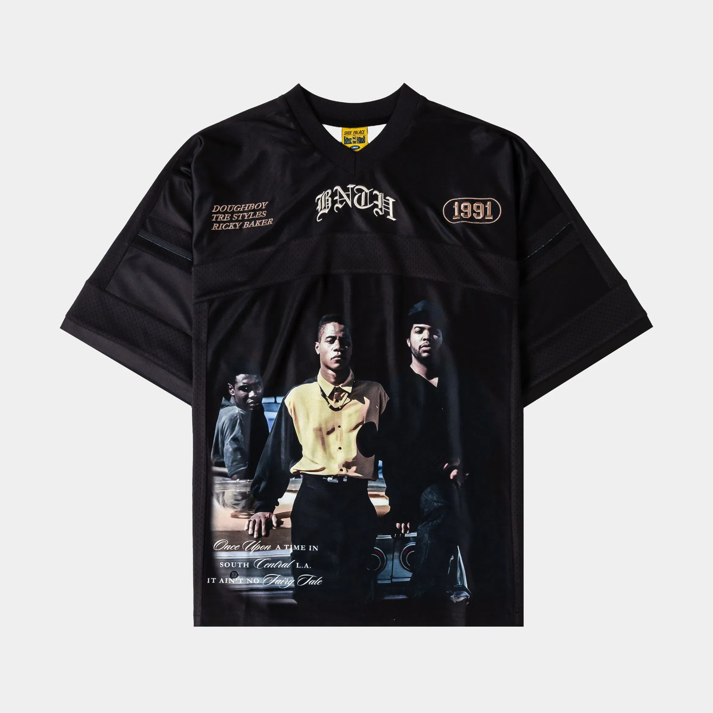 BOYZNTHEHOOD X SP SP x Boyz N The Hood Mesh Mens Jersey (Black/Beige)