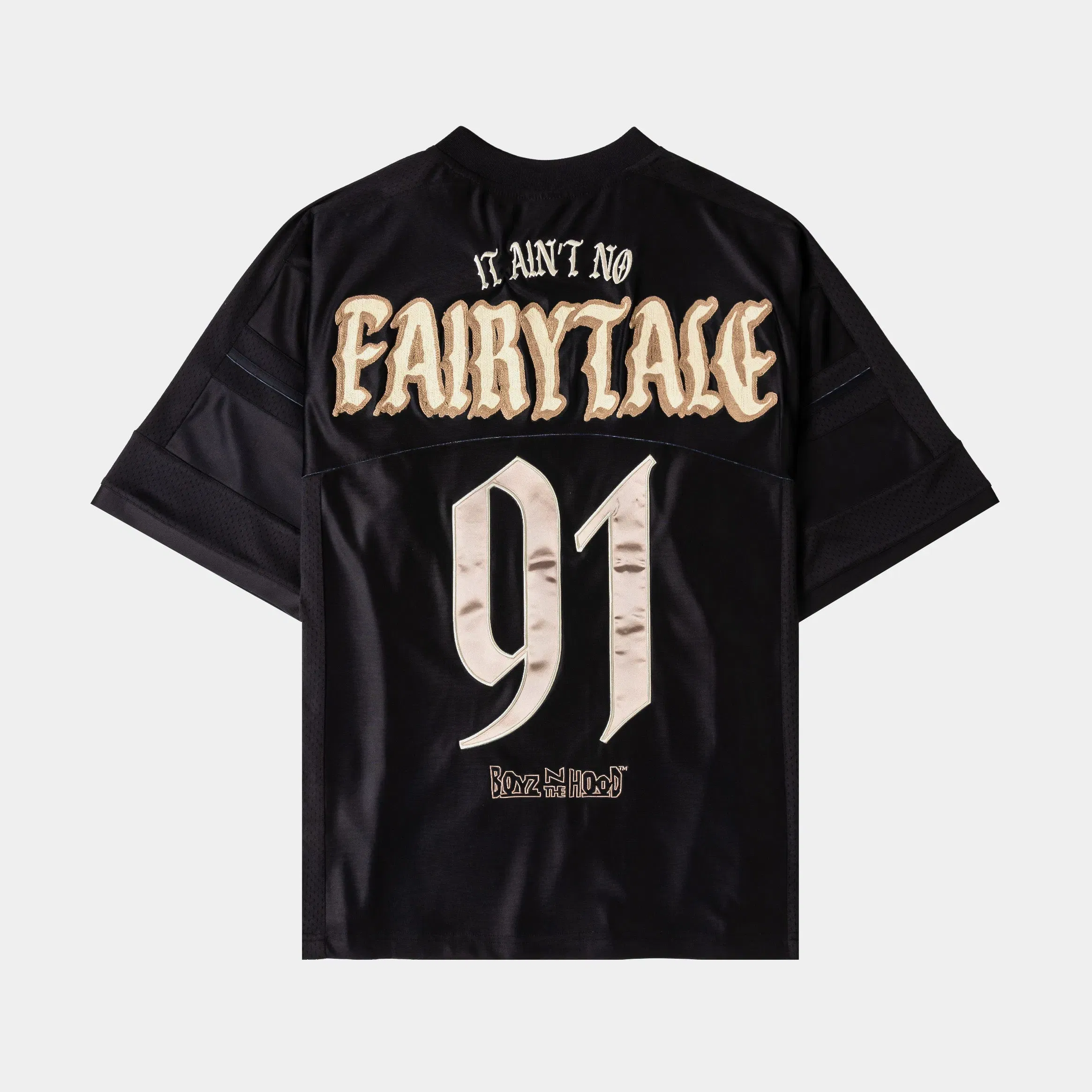 BOYZNTHEHOOD X SP SP x Boyz N The Hood Mesh Mens Jersey (Black/Beige)