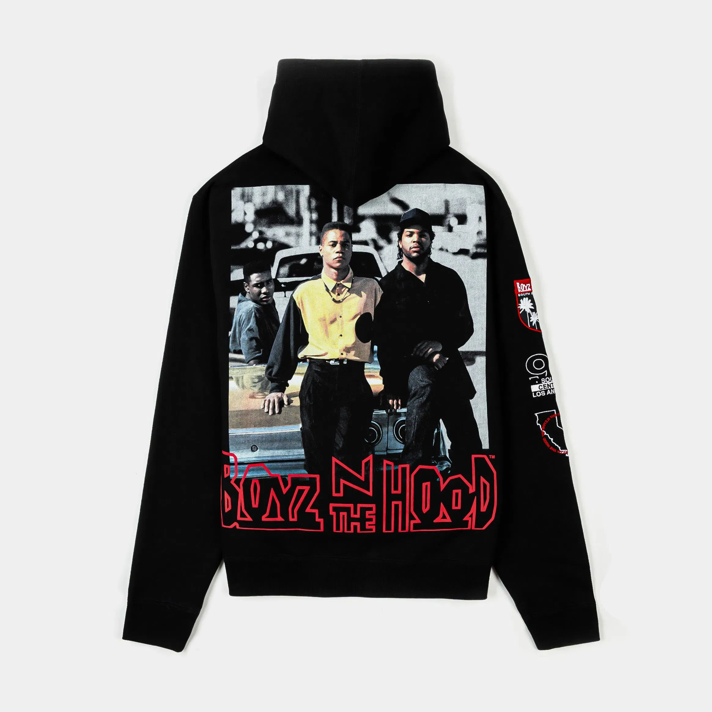 BOYZNTHEHOOD X SP SP x Boyz N The Hood 91 Pullover Mens Hoodie (Black/Red)