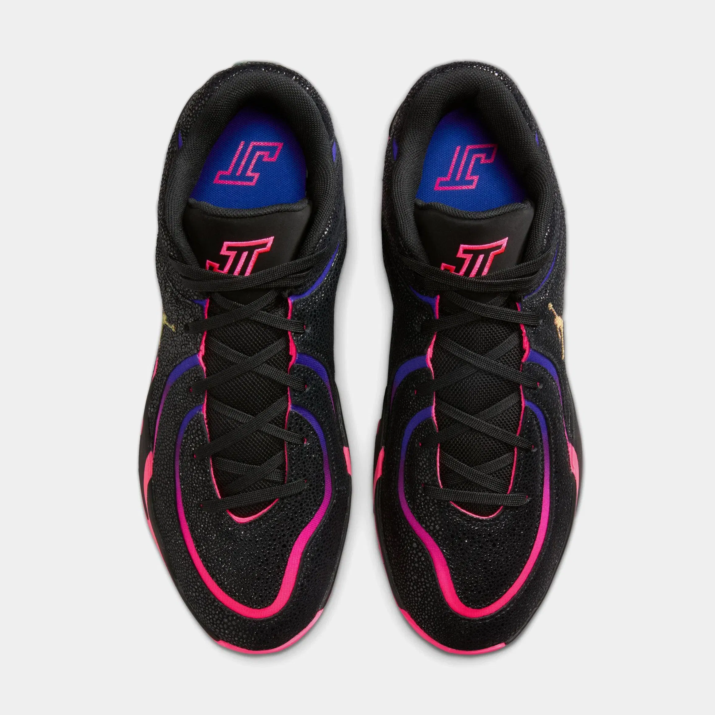 Air Jordan Tatum 4 Smooth Soul Vol.2 Mens Basketball Shoes (Black/Hyper Pink/Fierce Purple)