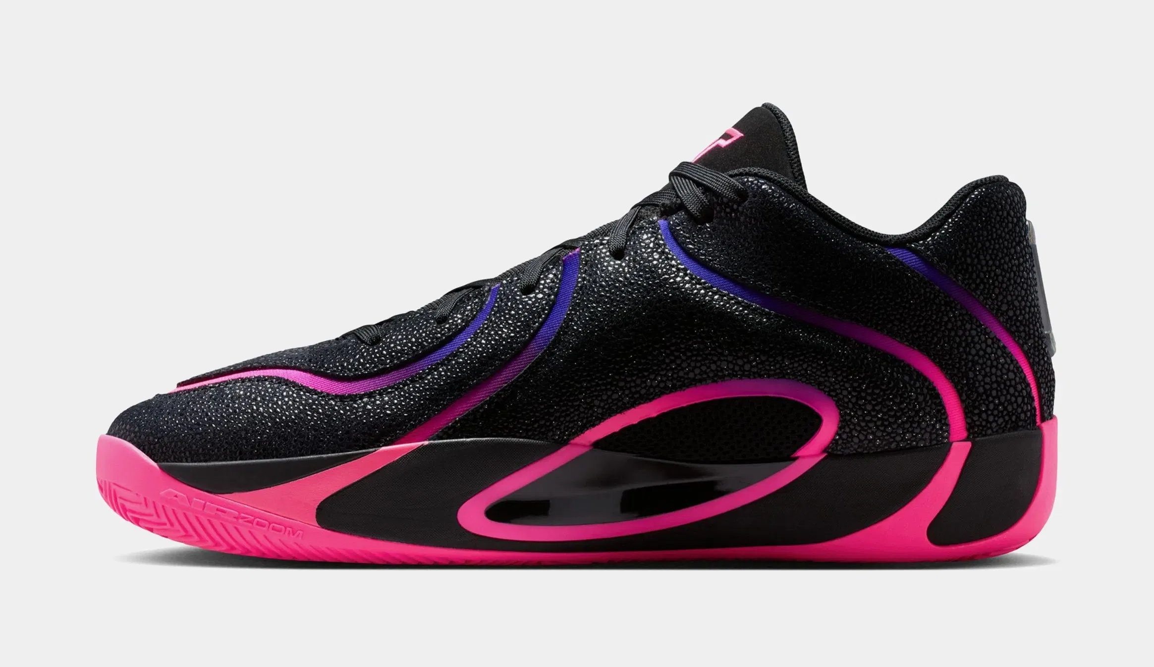 Air Jordan Tatum 4 Smooth Soul Vol.2 Mens Basketball Shoes (Black/Hyper Pink/Fierce Purple)