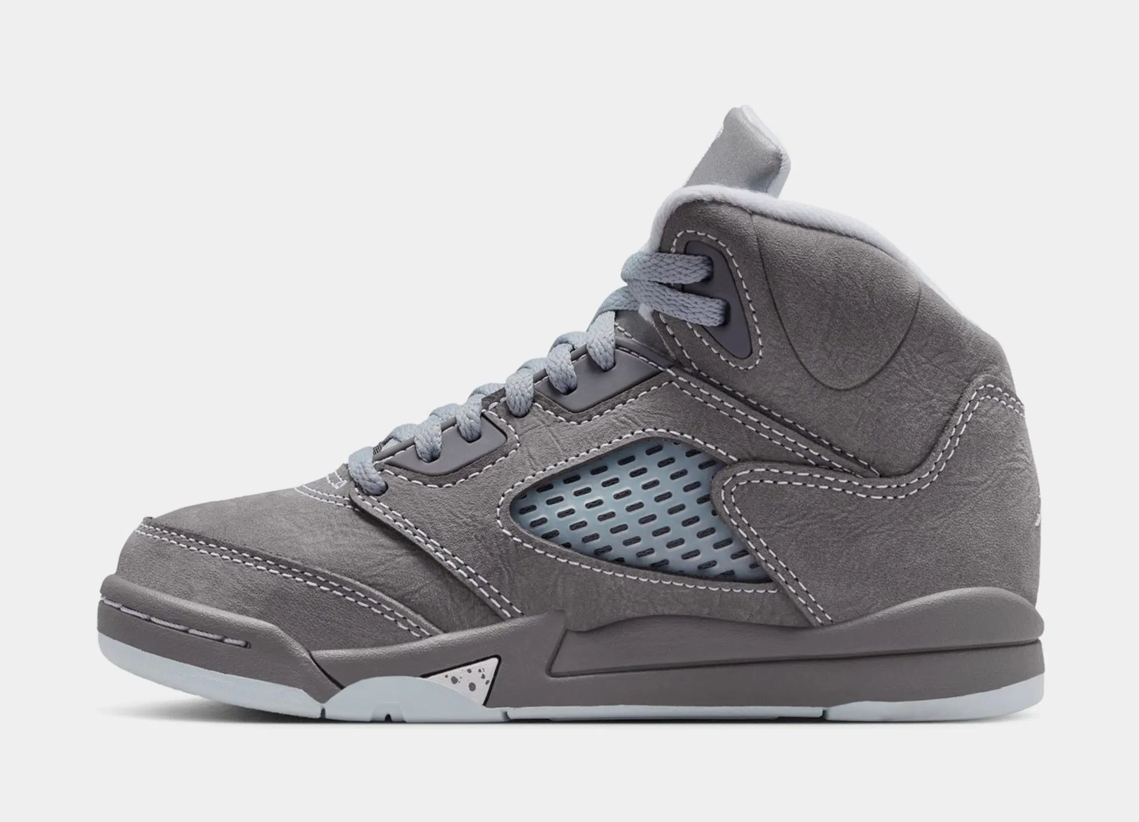 Air Jordan 5 Retro Wolf Grey Preschool Lifestyle Shoes (Light Graphite/White/Wolf Grey)