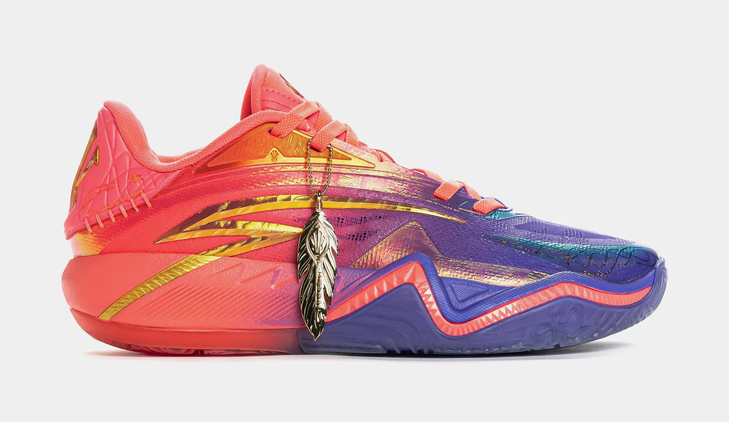Anta Kai 3 432HZ Mens Basketball Shoes (Pink/Purple)