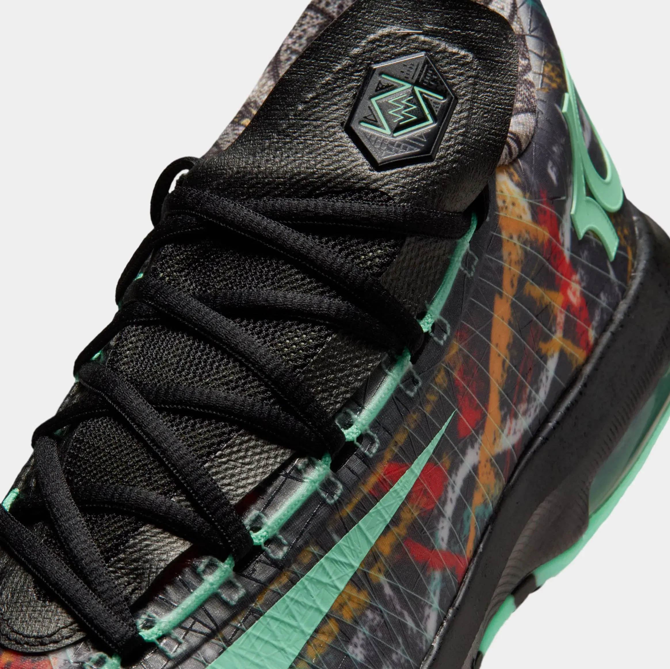 Nike Zoom KD 6 All Star Illusion Mens Basketball Shoes (Muticolor/Green Glow/Black)