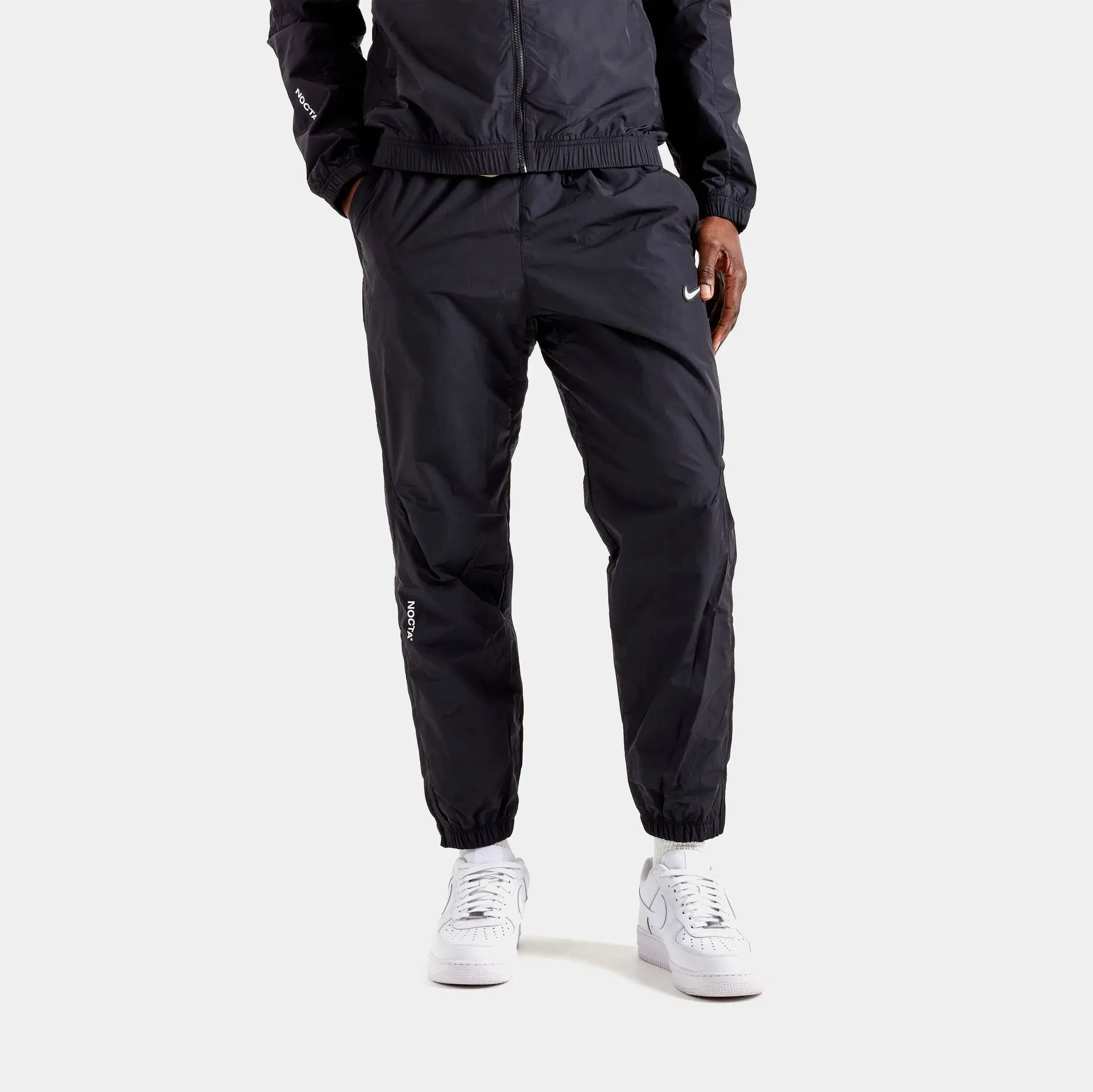 Nike NOCTA Woven Track Mens Pants (Black/Black/White)