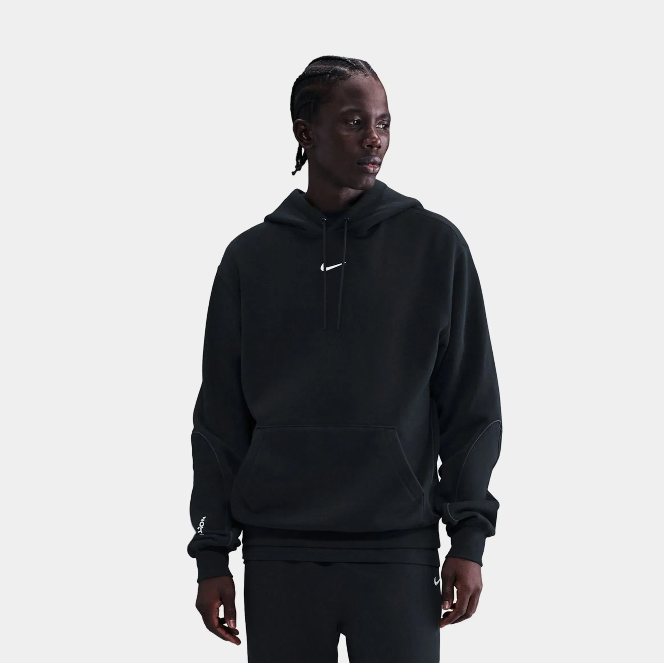 Nike Nocta Fleece CS Mens Hoodie (Black/White)