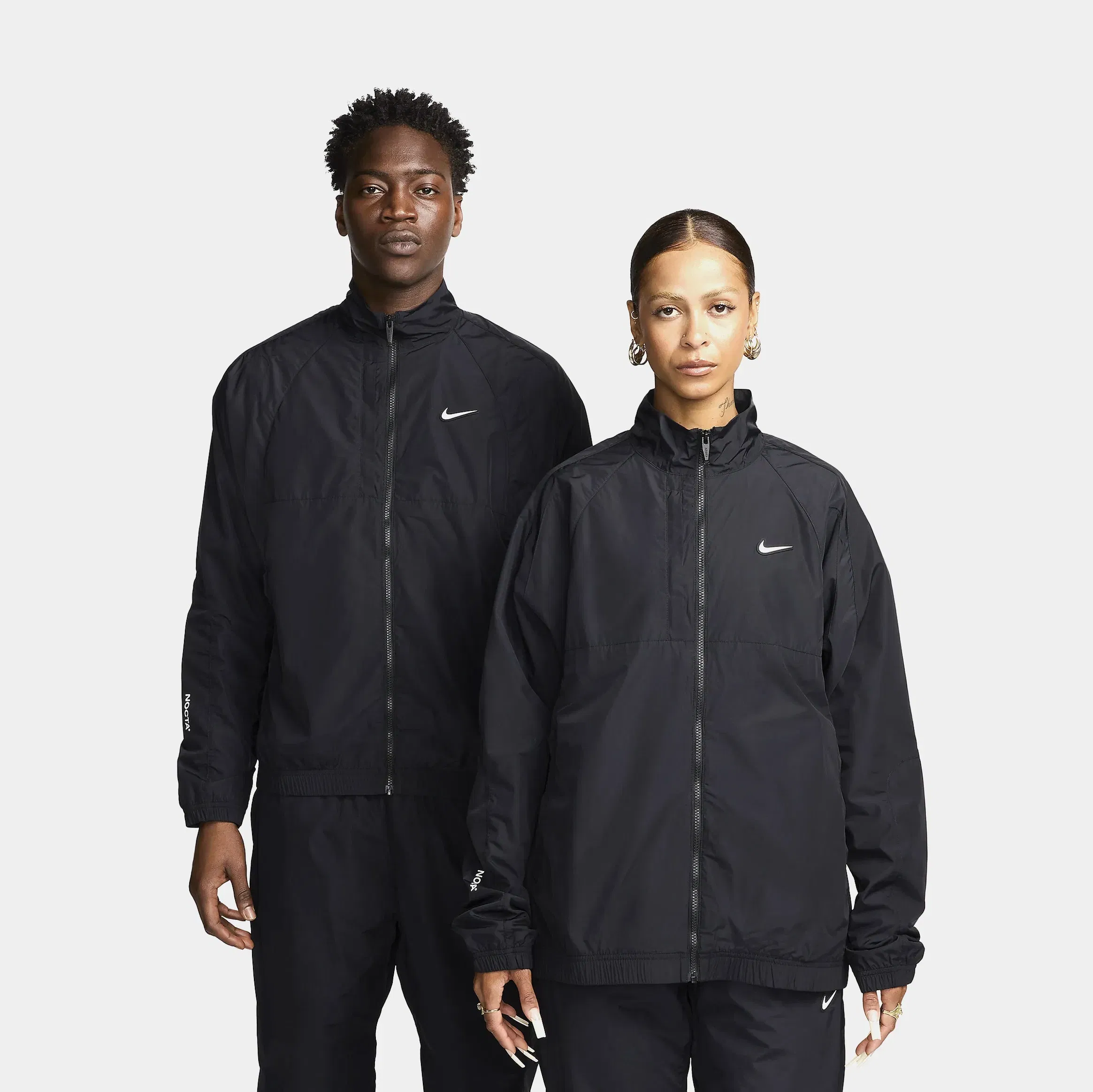 Nike NOCTA Track Mens Jacket (Black/Black/White)
