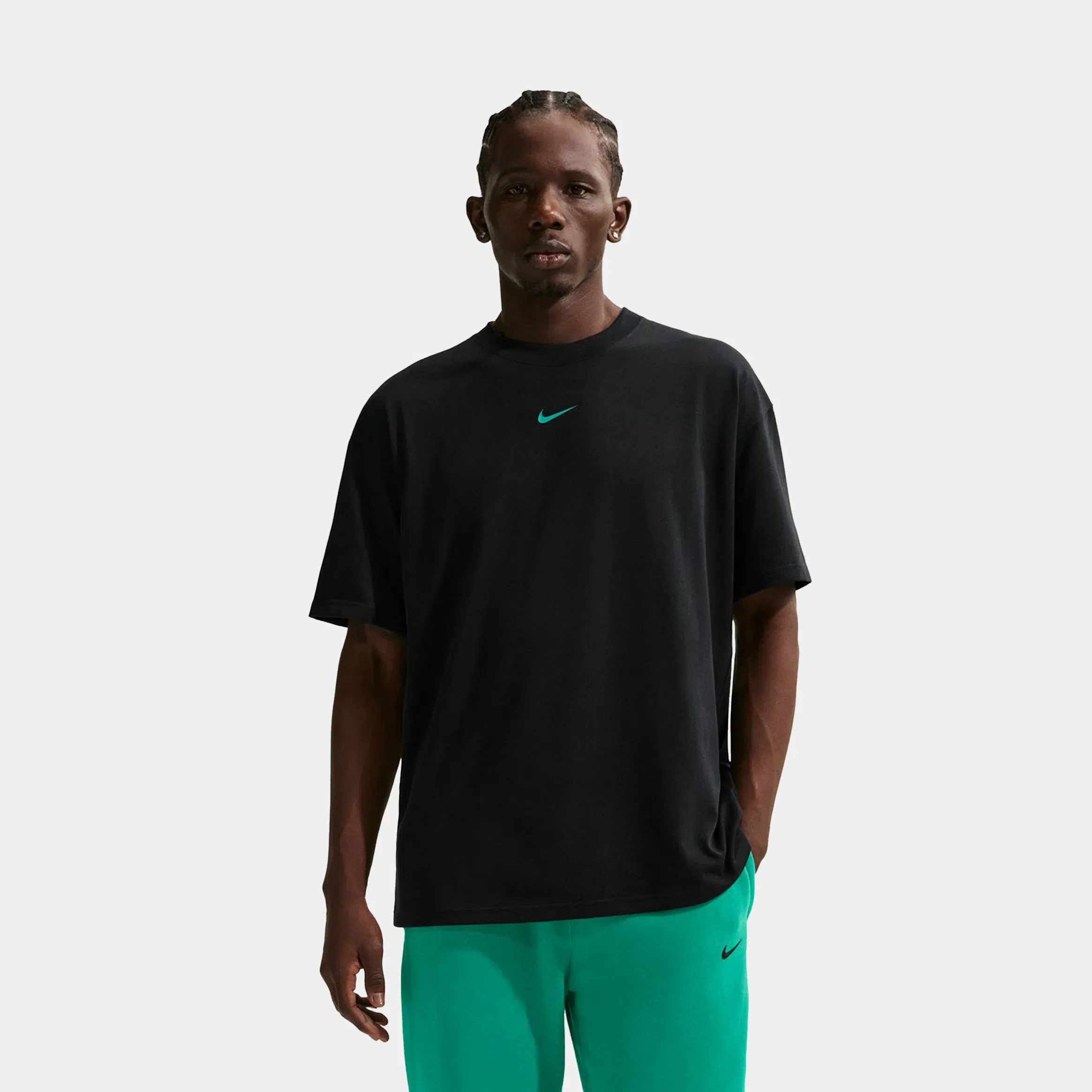Nike NOCTA Mens Short Sleeve Shirt (Black/Green)