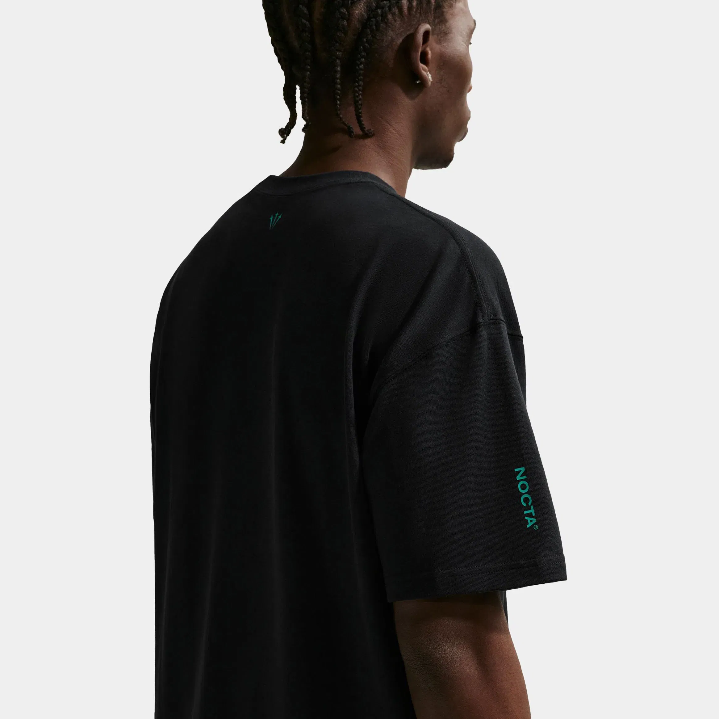 Nike NOCTA Mens Short Sleeve Shirt (Black/Green)