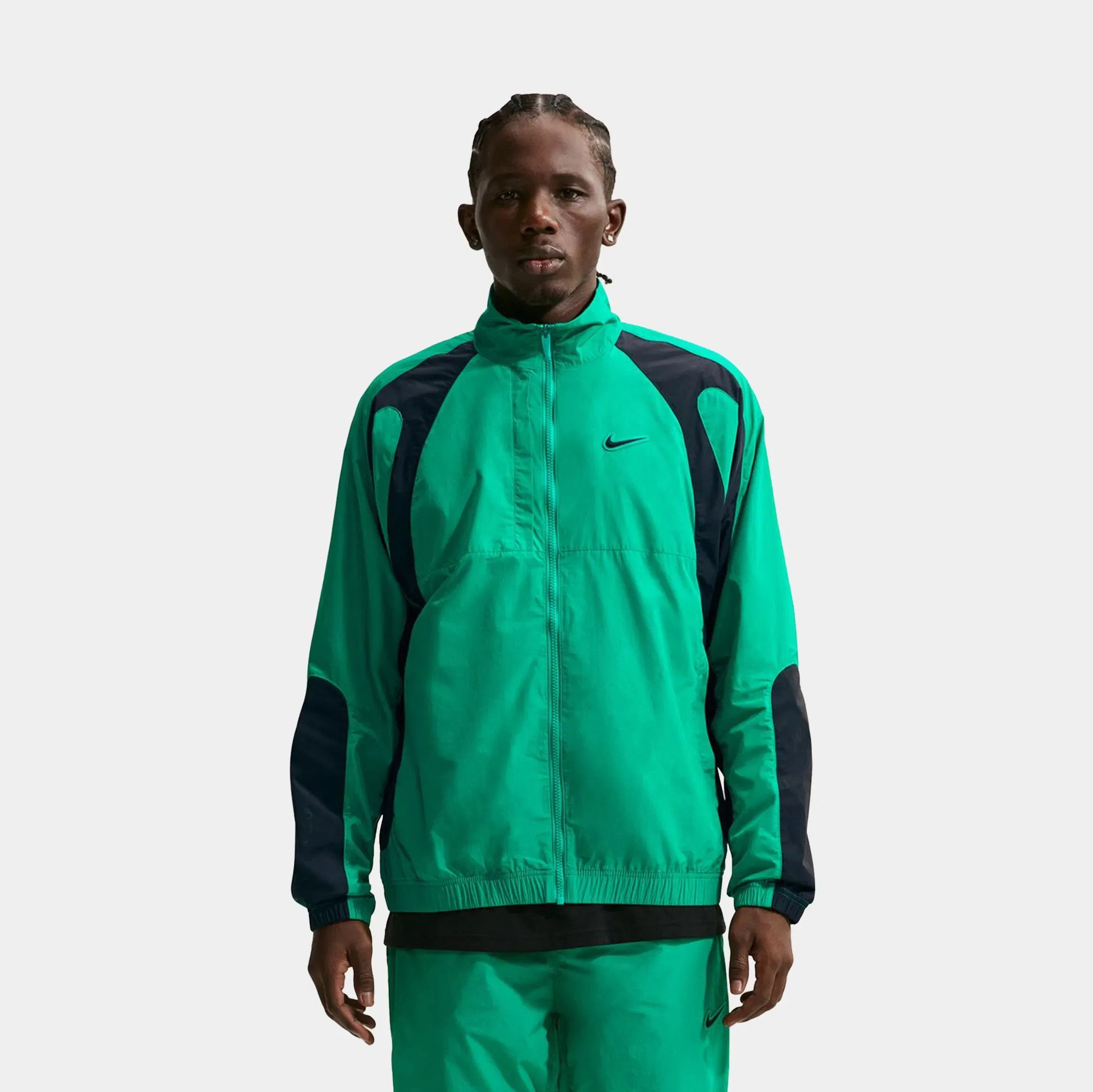 Nike NOCTA Nylon Tracksuit Mens Jacket (Neptune Green/Black)