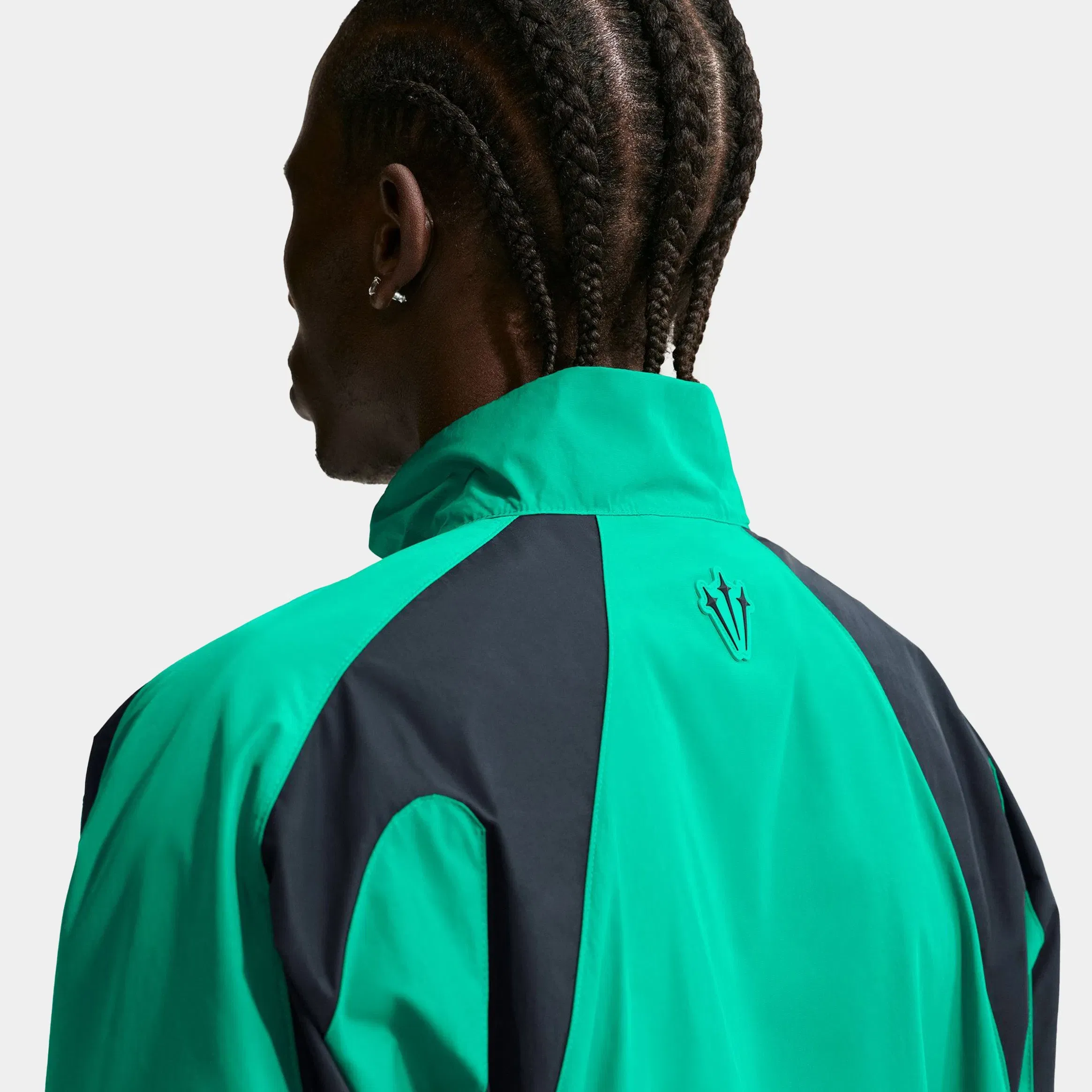 Nike NOCTA Nylon Tracksuit Mens Jacket (Neptune Green/Black)
