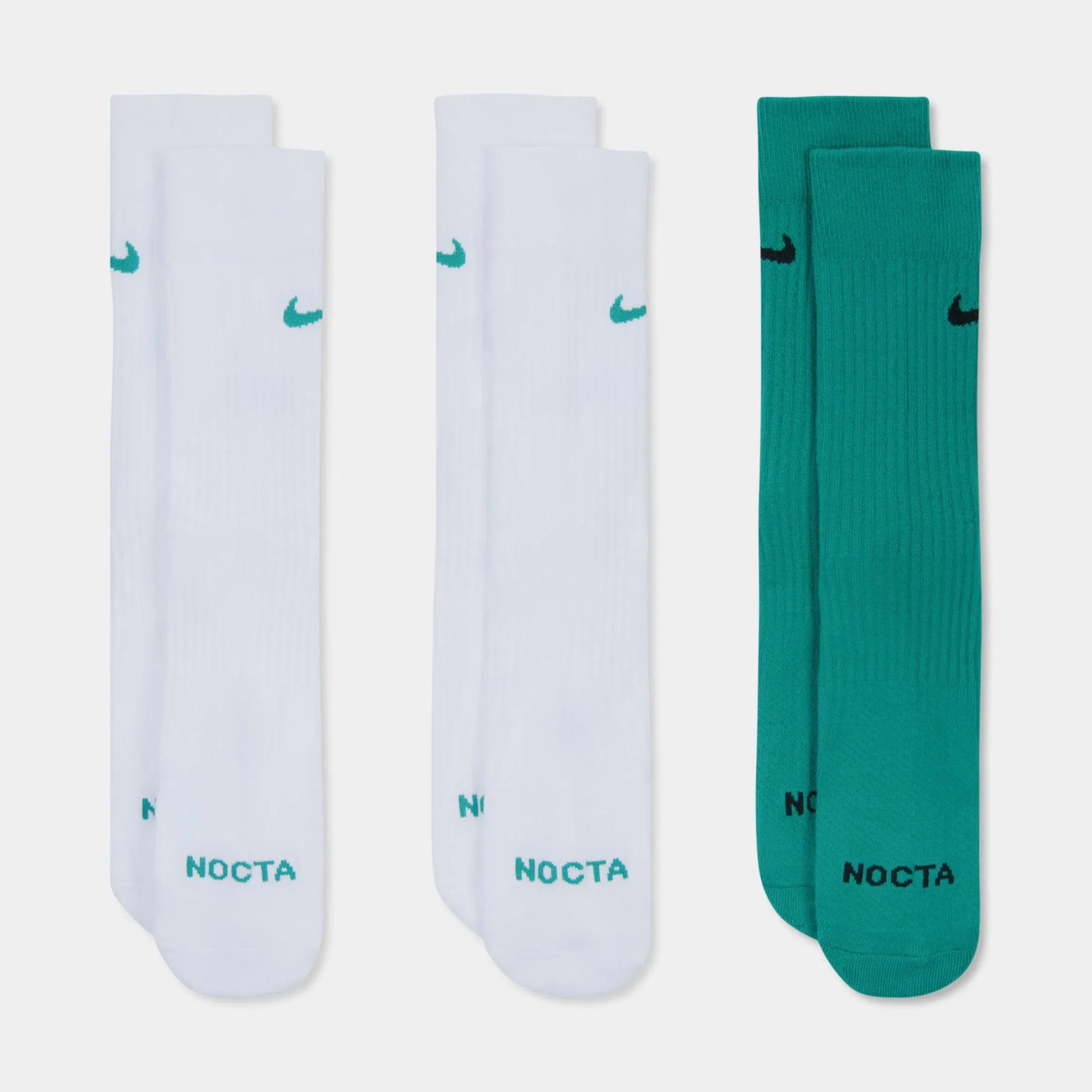 Nike NOCTA 3pack Mens Socks (Green/White)