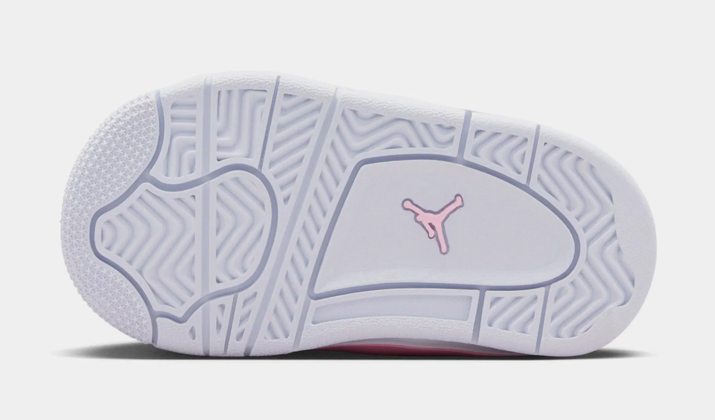 Air Jordan 4 Retro Medium Soft Pink Infant Toddler Lifestyle Shoes (White/Medium Soft Pink/Half Blue/Vapor)